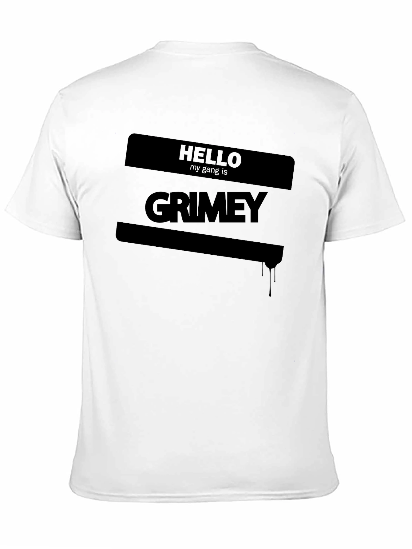 Grimey Gang Black T-Shirt - Edgy Streetwear