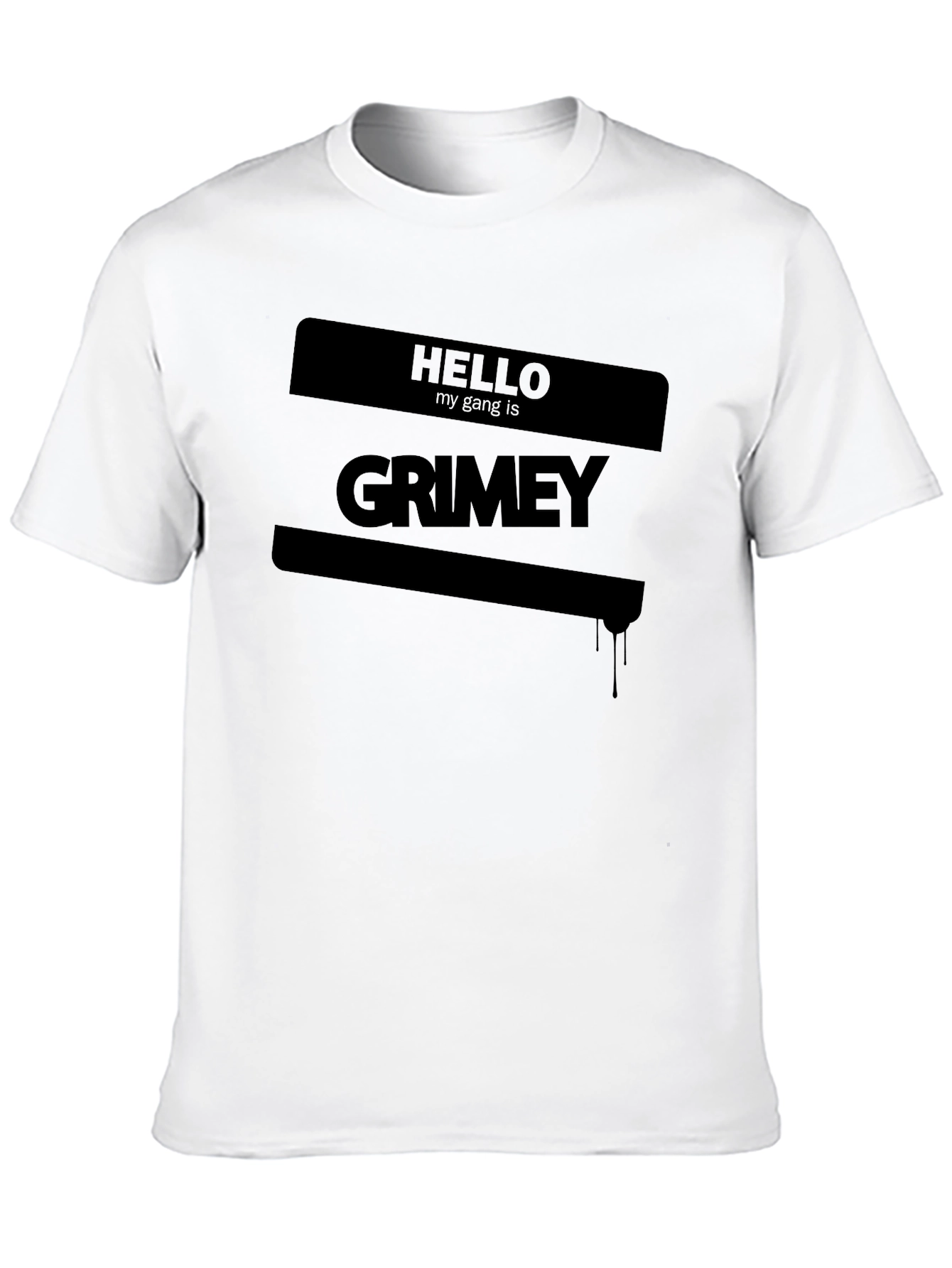 Grimey Gang Black T-Shirt - Edgy Streetwear