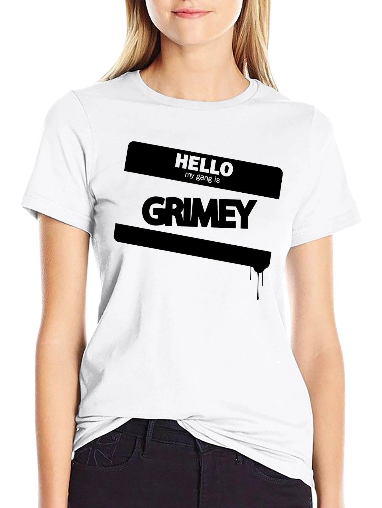 Grimey Gang Black T-Shirt - Edgy Streetwear