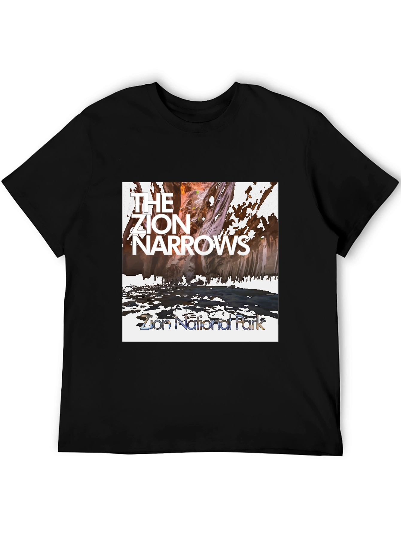 Zion Narrows National Park Graphic T-Shirt