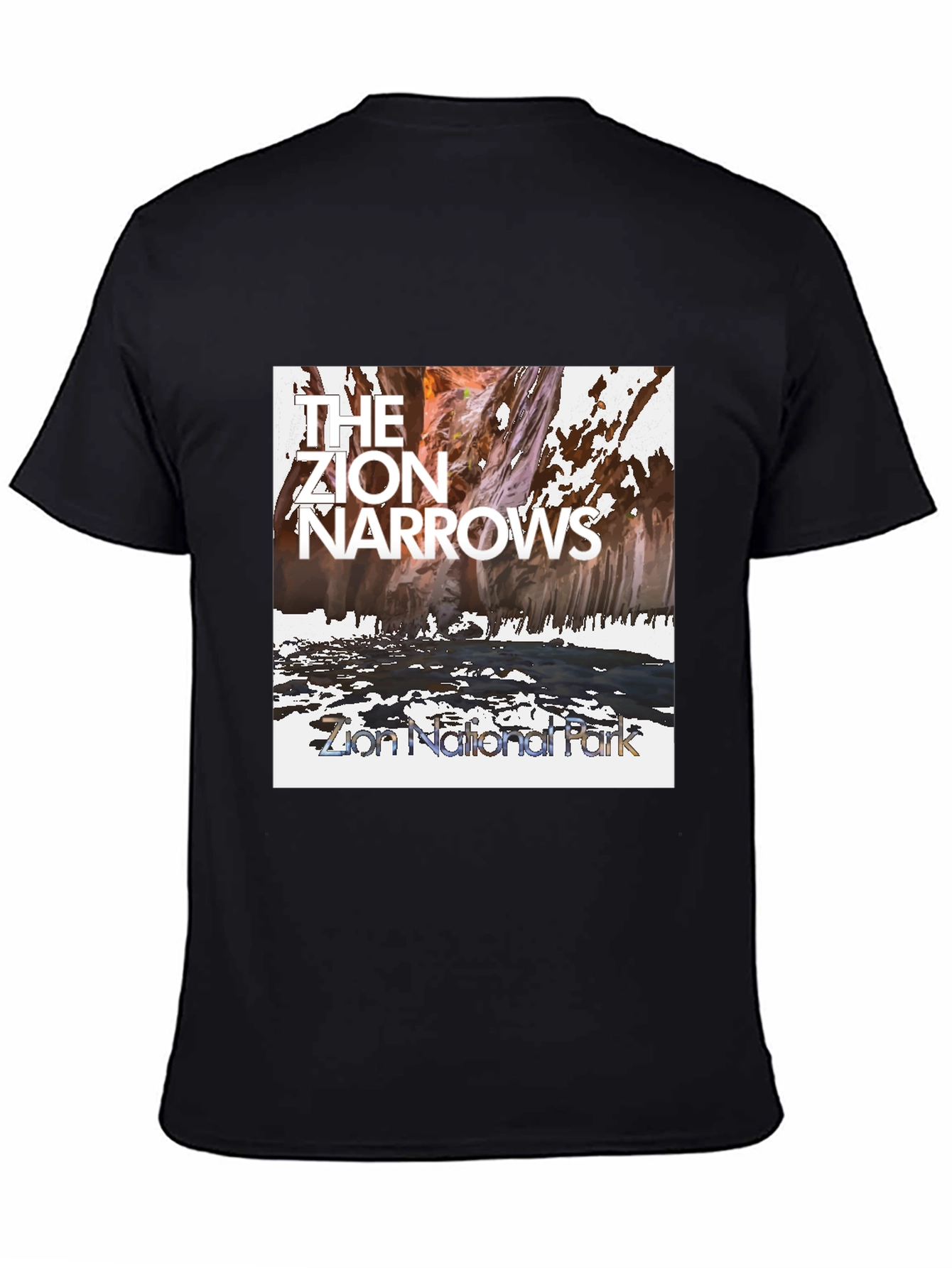 Zion Narrows National Park Graphic T-Shirt