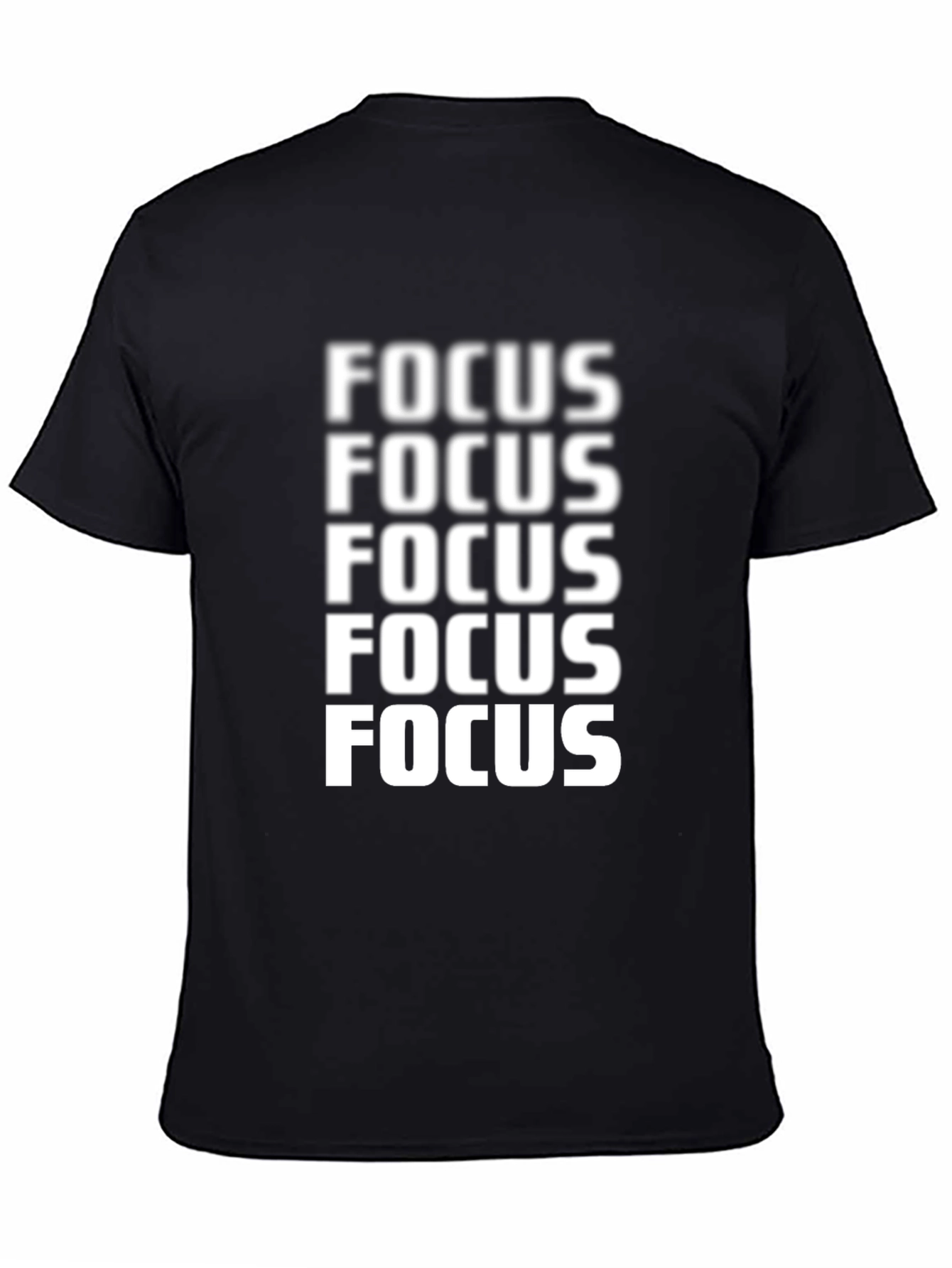 Focus Graphic Tee - Mens Crew Neck T-Shirt