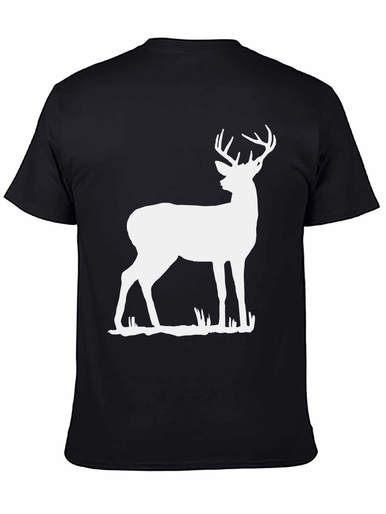Deer Graphic Tee - Black T-Shirt