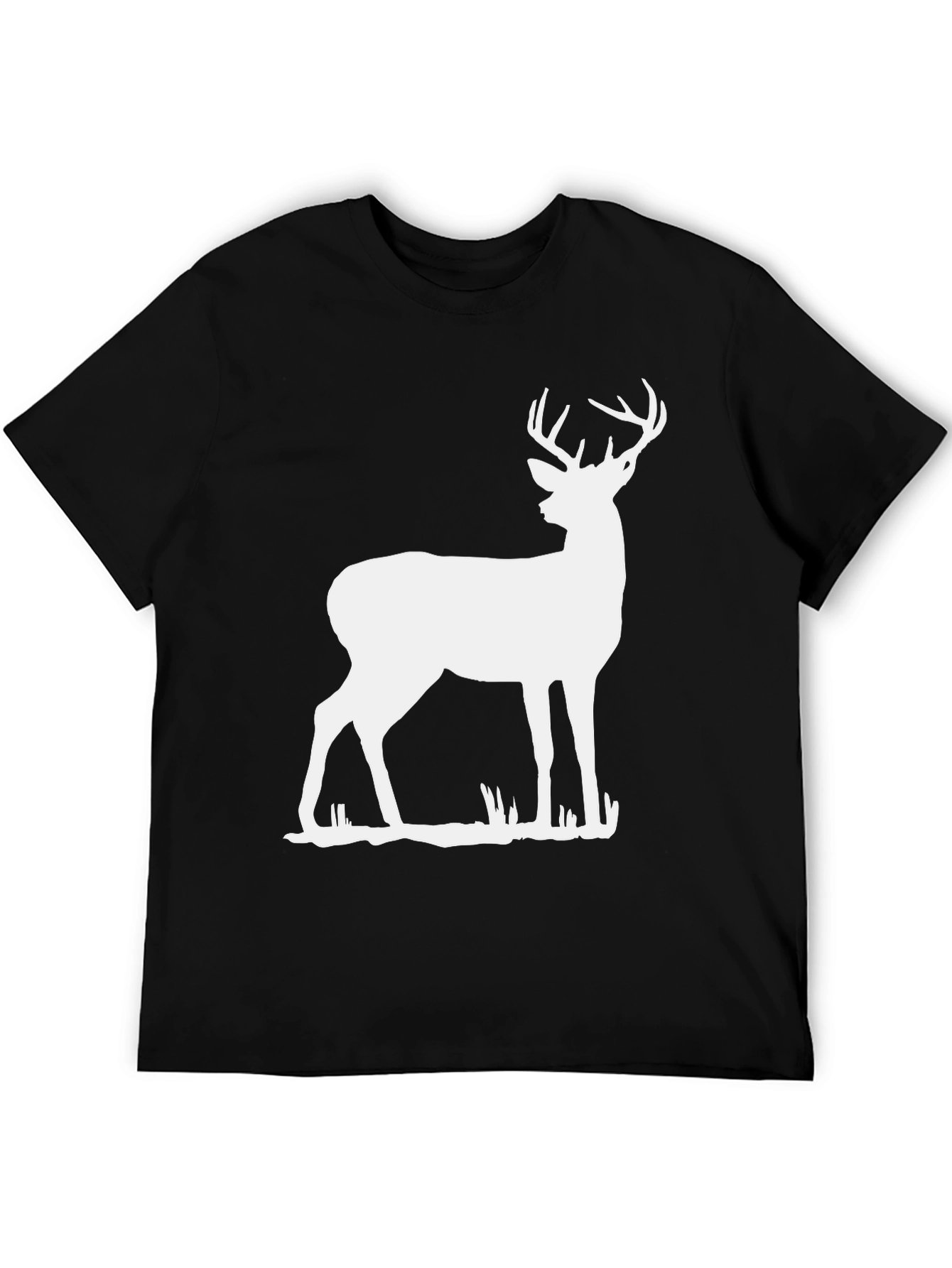 Deer Graphic Tee - Black T-Shirt
