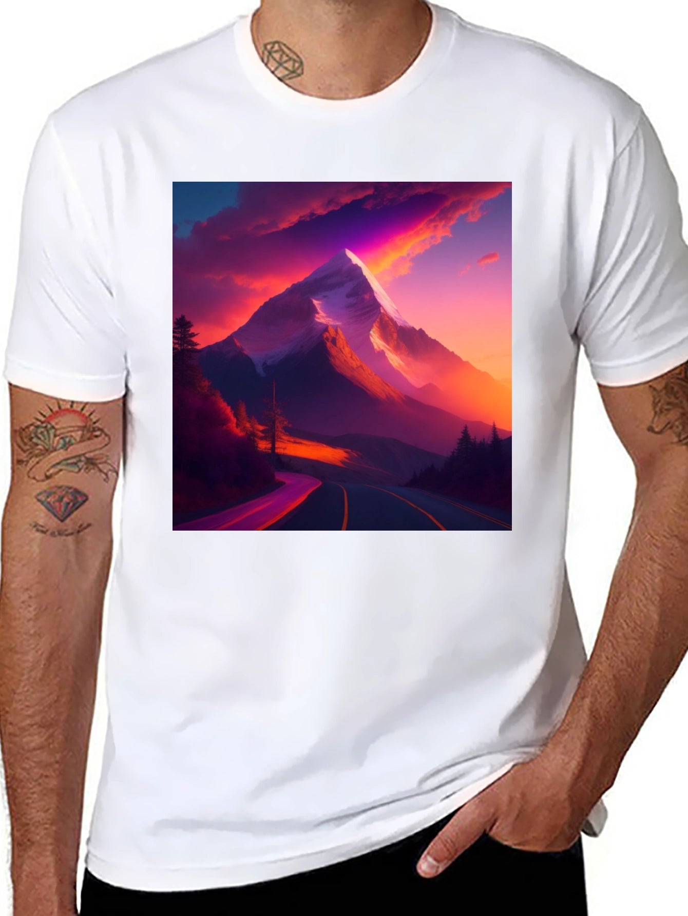 Mountain Road Graphic Tee