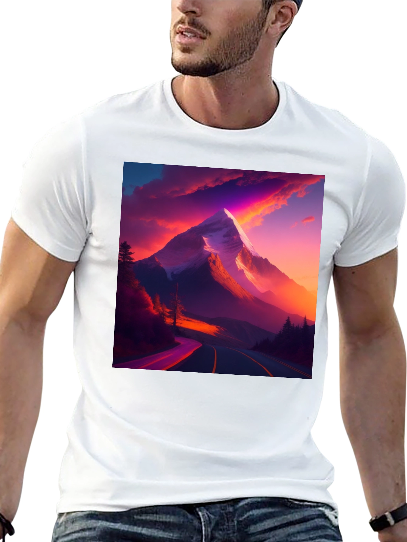 Mountain Road Graphic Tee