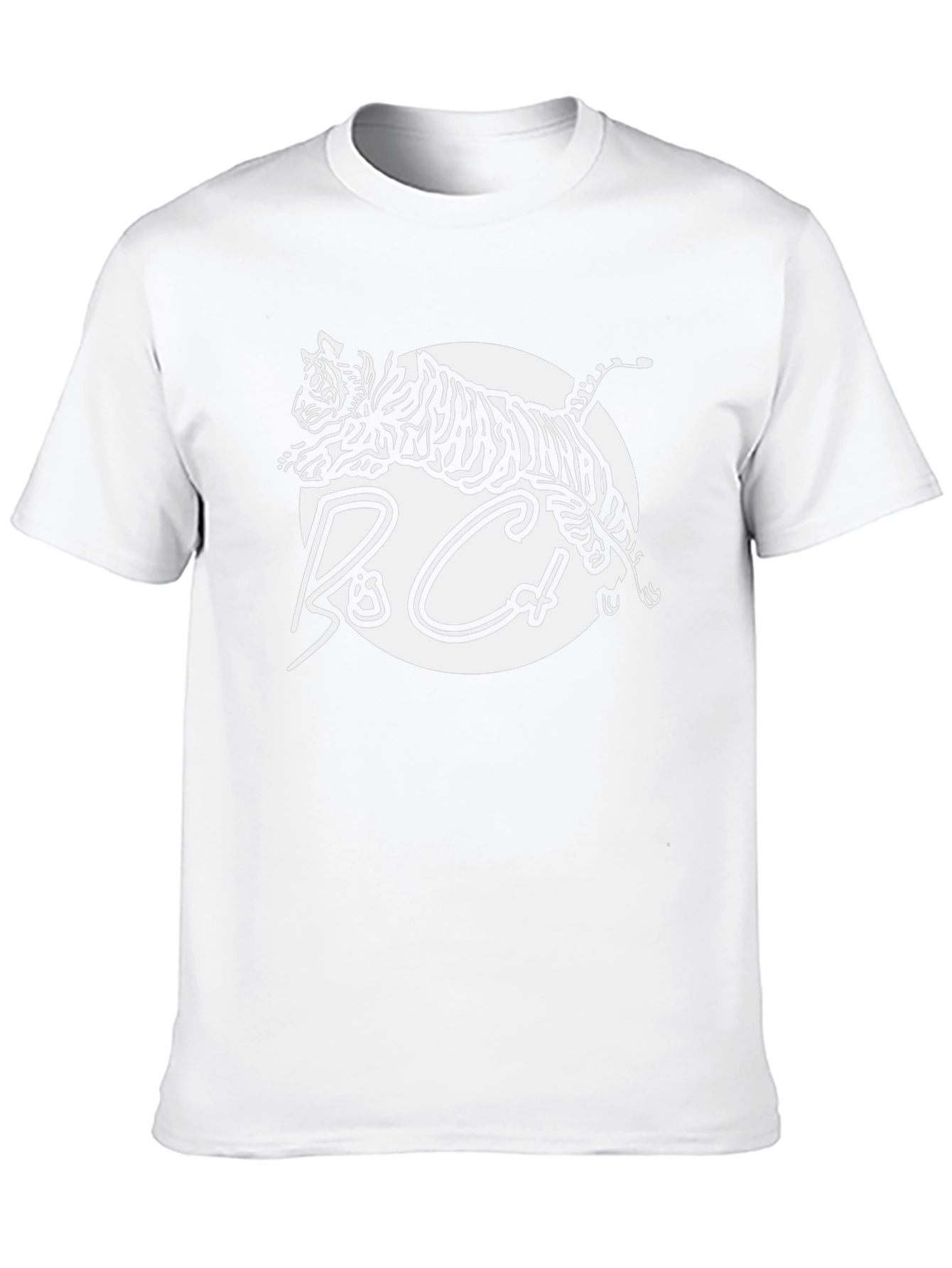 Black Tiger Graphic Tee - Ro Cat Design