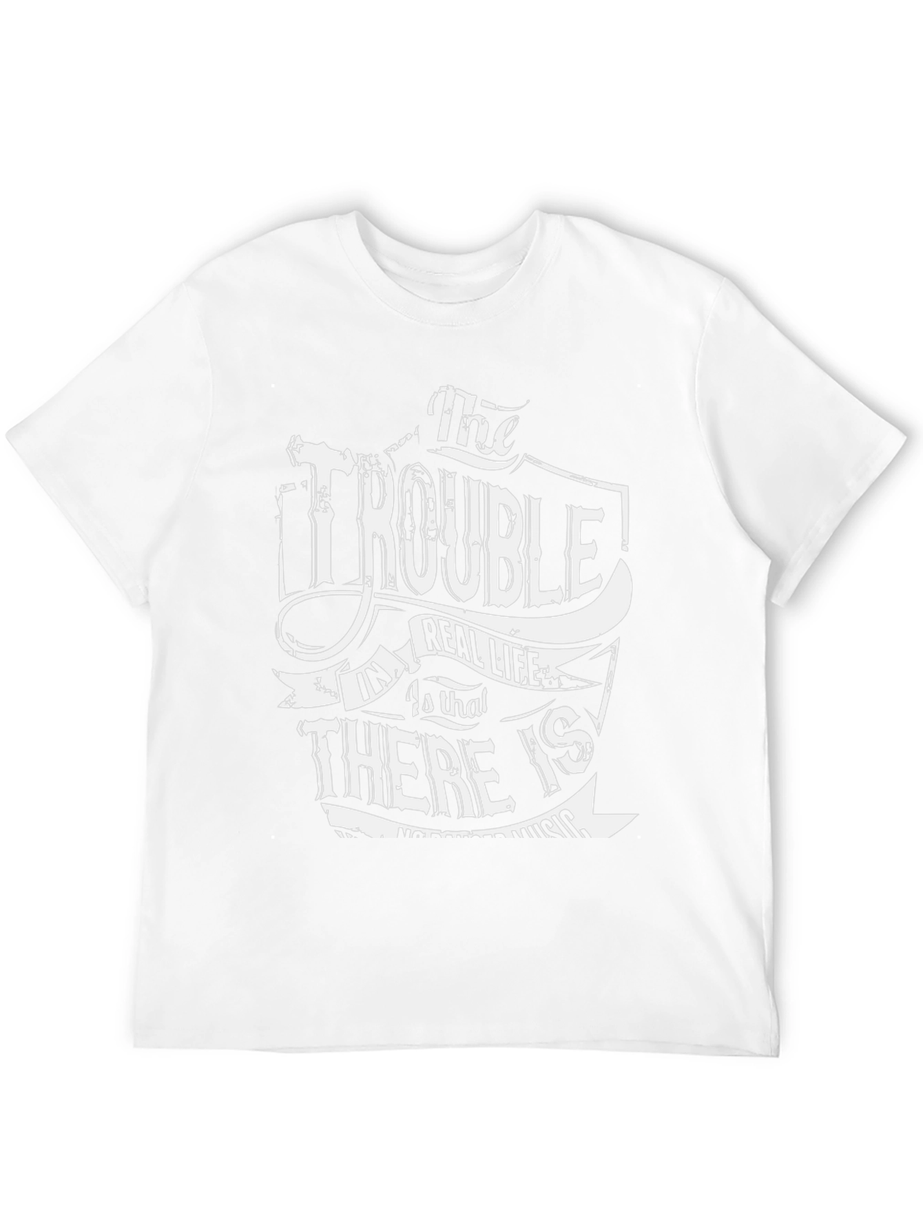 The Trouble T-Shirt - Black Graphic Tee