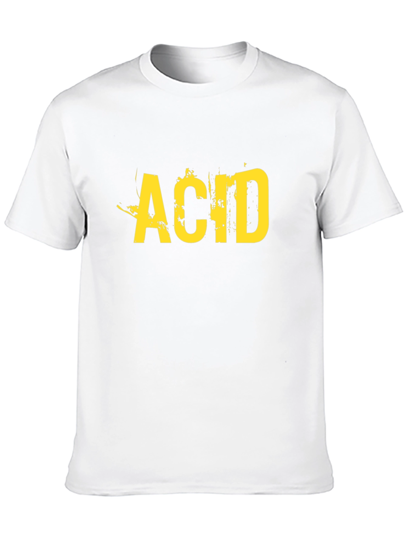 Acid Graphic Tee - Grunge Style Black T-Shirt