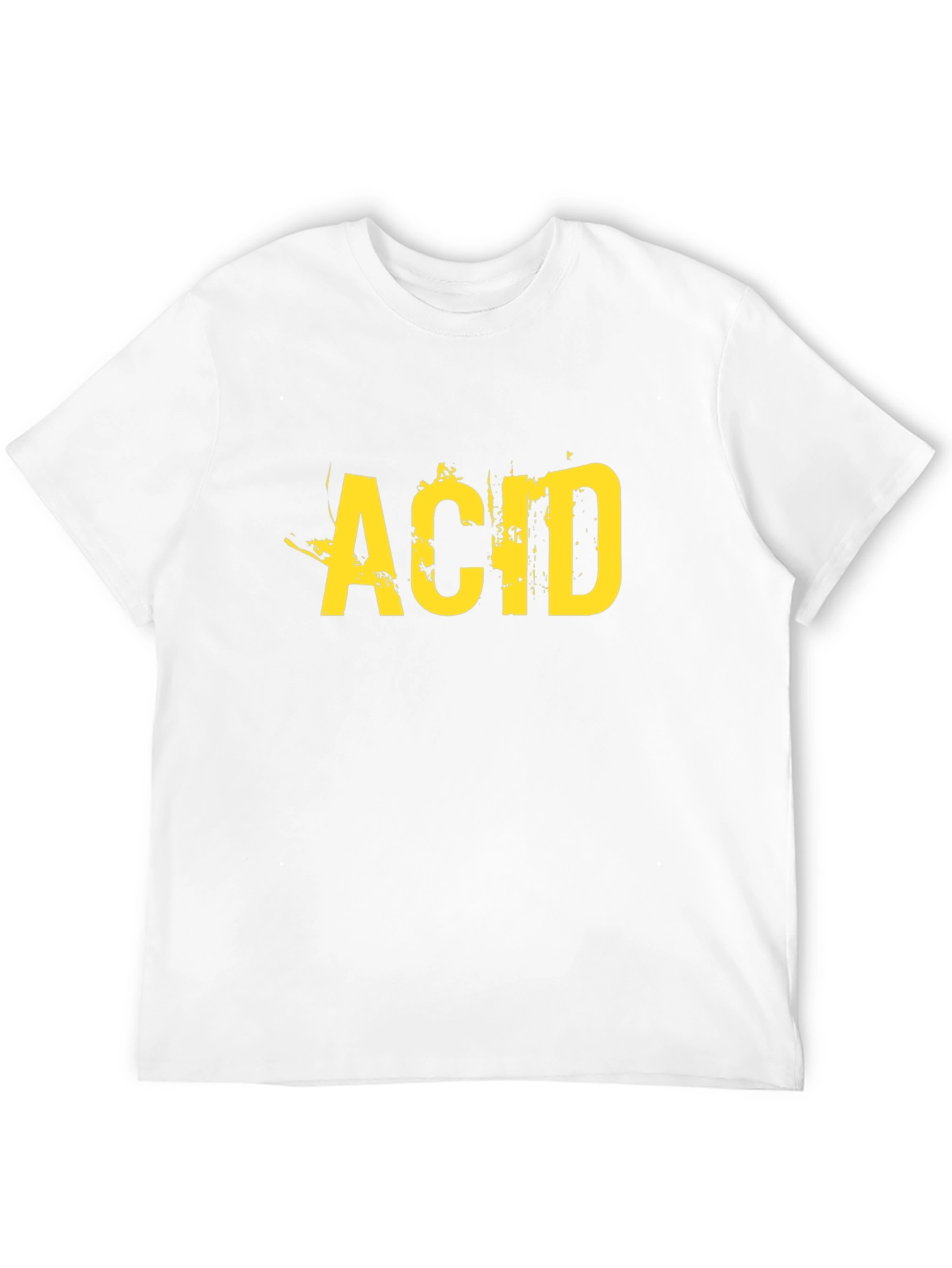 Acid Graphic Tee - Grunge Style Black T-Shirt