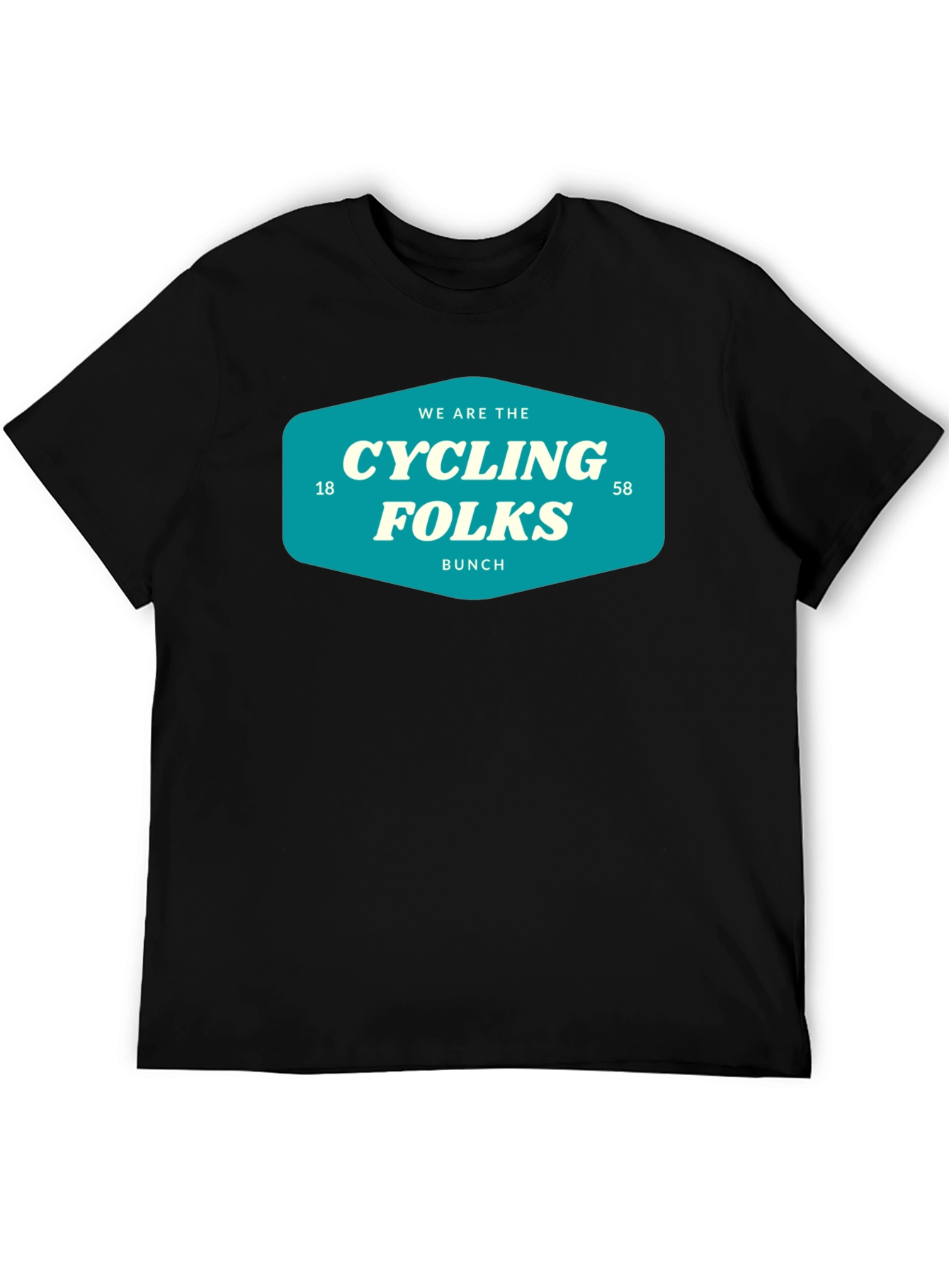 Cycling Folks T-Shirt - Retro Bike Bunch Tee