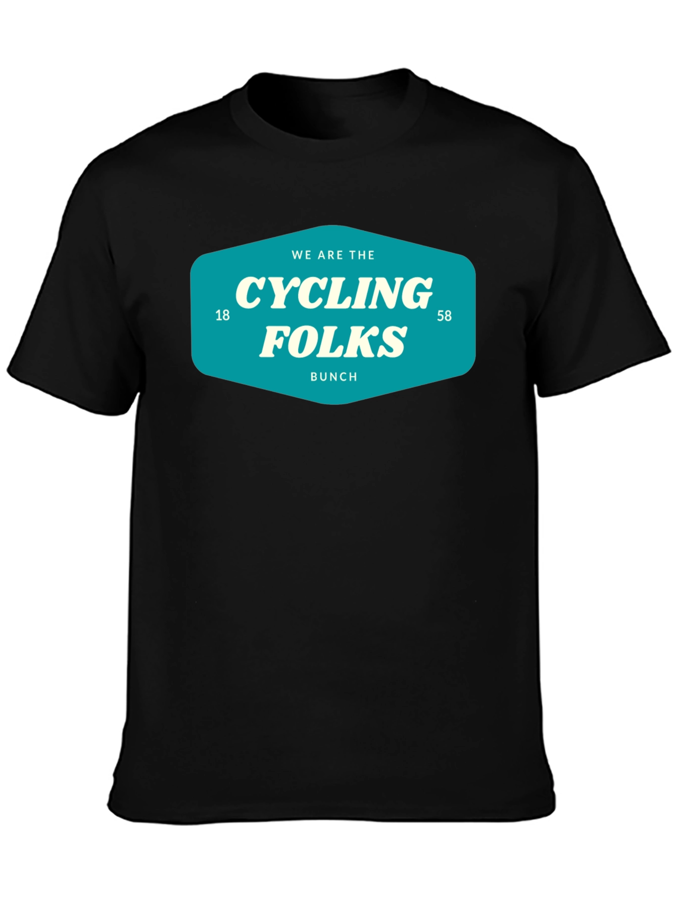 Cycling Folks T-Shirt - Retro Bike Bunch Tee