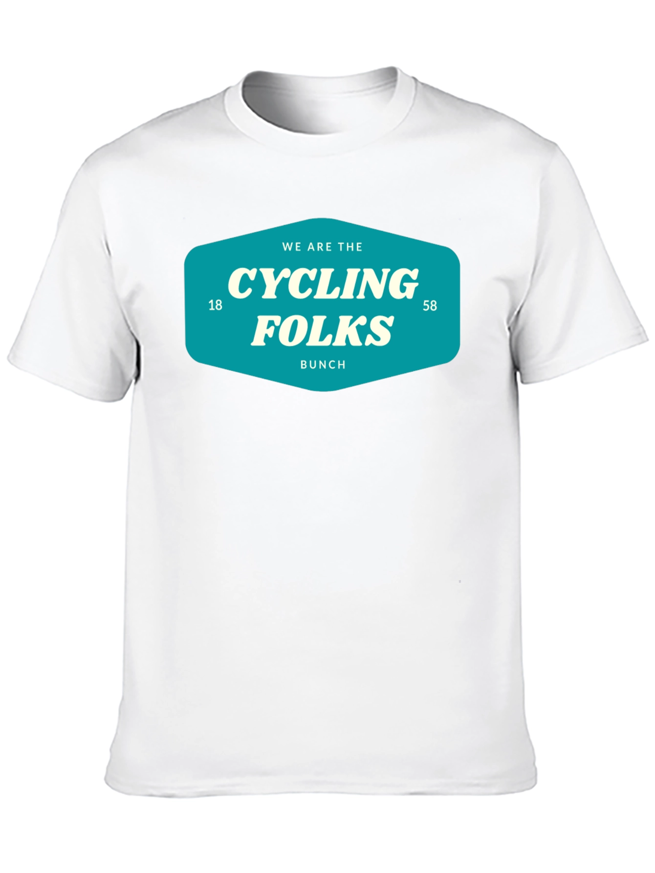 Cycling Folks T-Shirt - Retro Bike Bunch Tee