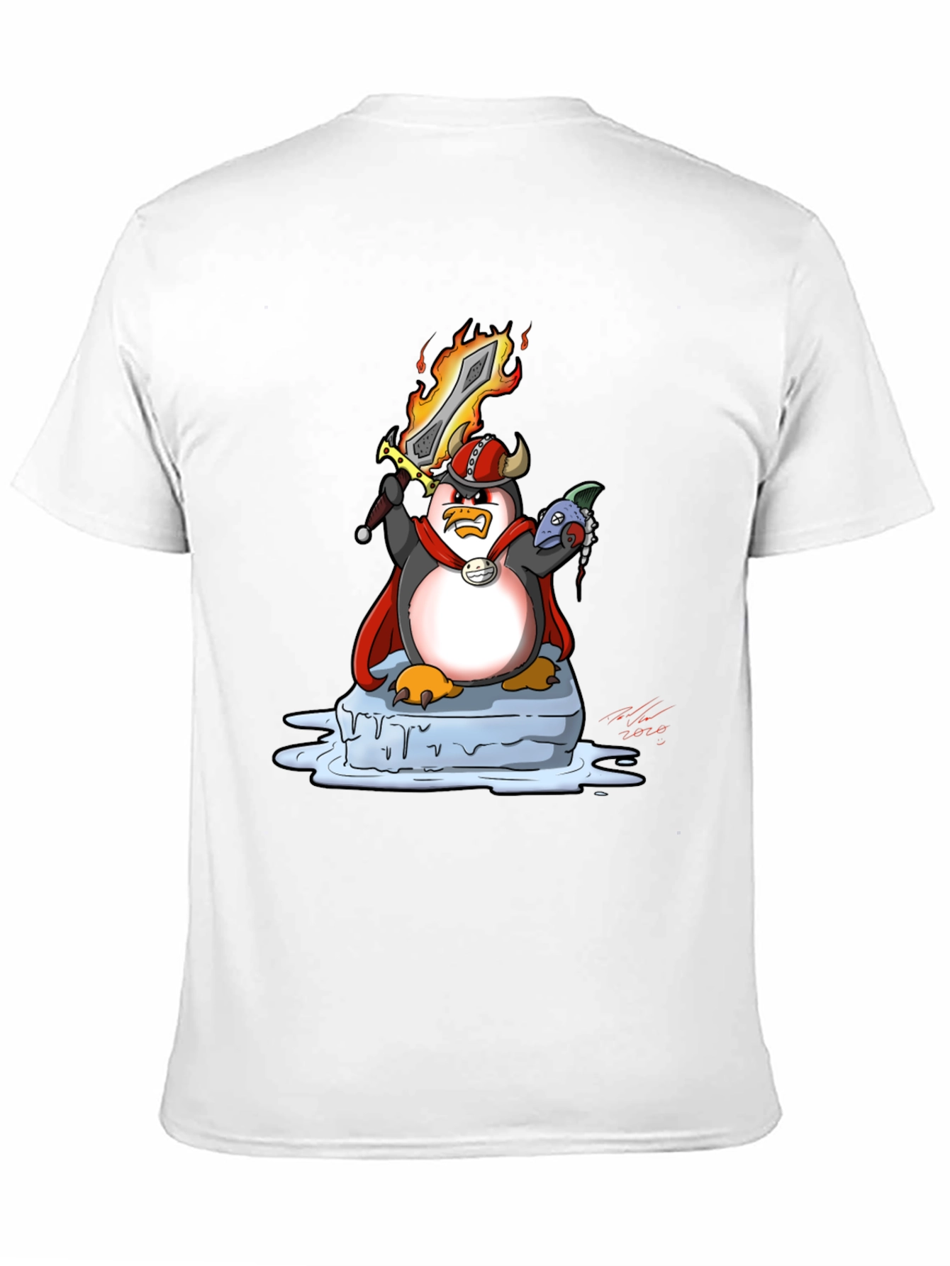 Viking Penguin Graphic Tee - Black T-Shirt