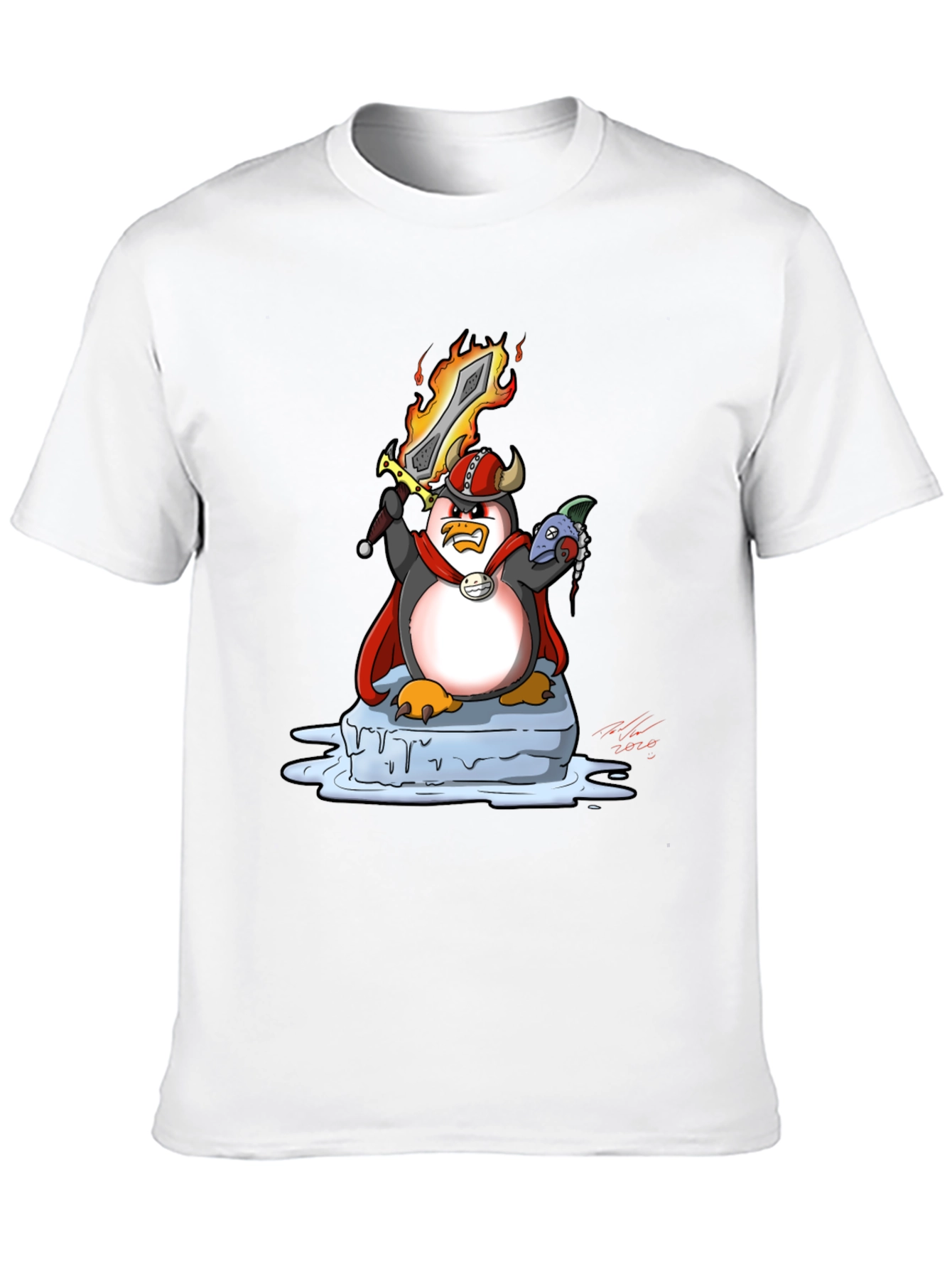Viking Penguin Graphic Tee - Black T-Shirt
