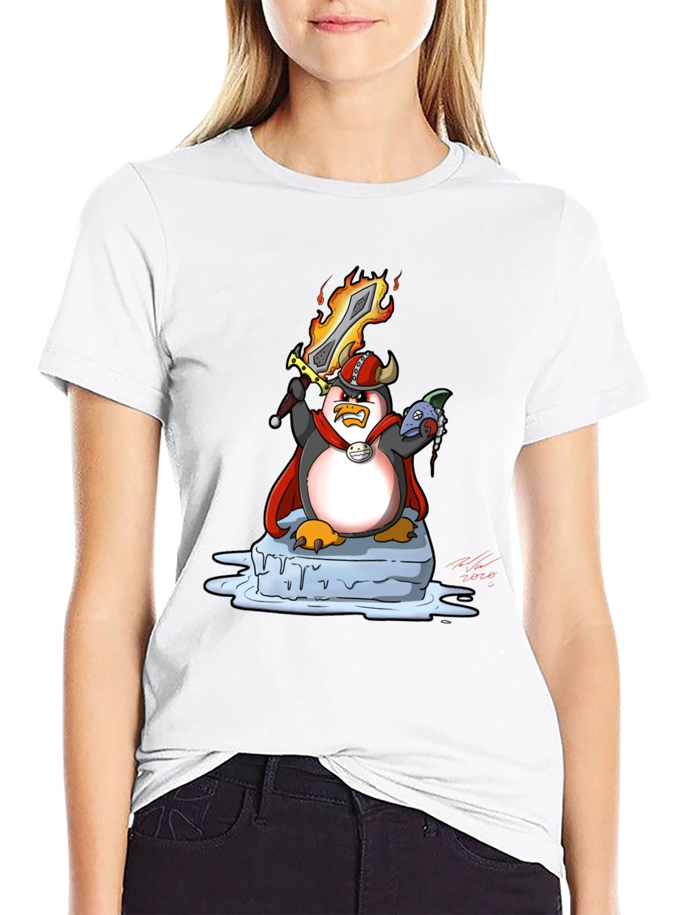 Viking Penguin Graphic Tee - Black T-Shirt