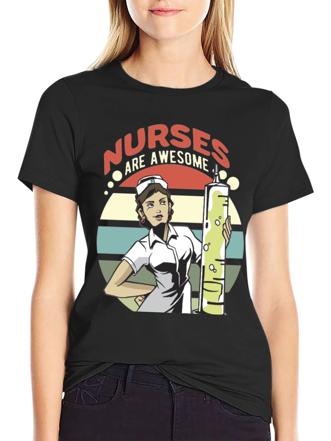 Nurses Are Awesome T-Shirt - Medical Hero Appreciation Tee