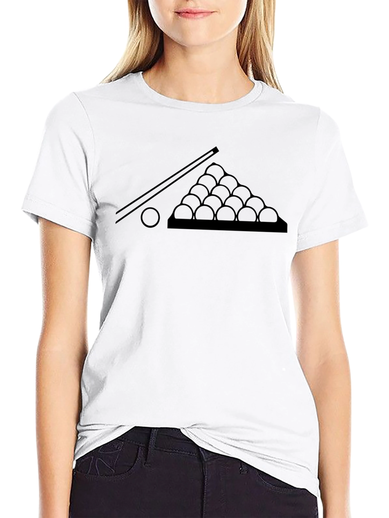 Cool Billiards T-Shirt - Black Graphic Tee