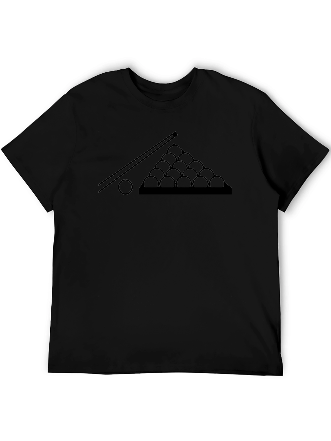 Cool Billiards T-Shirt - Black Graphic Tee