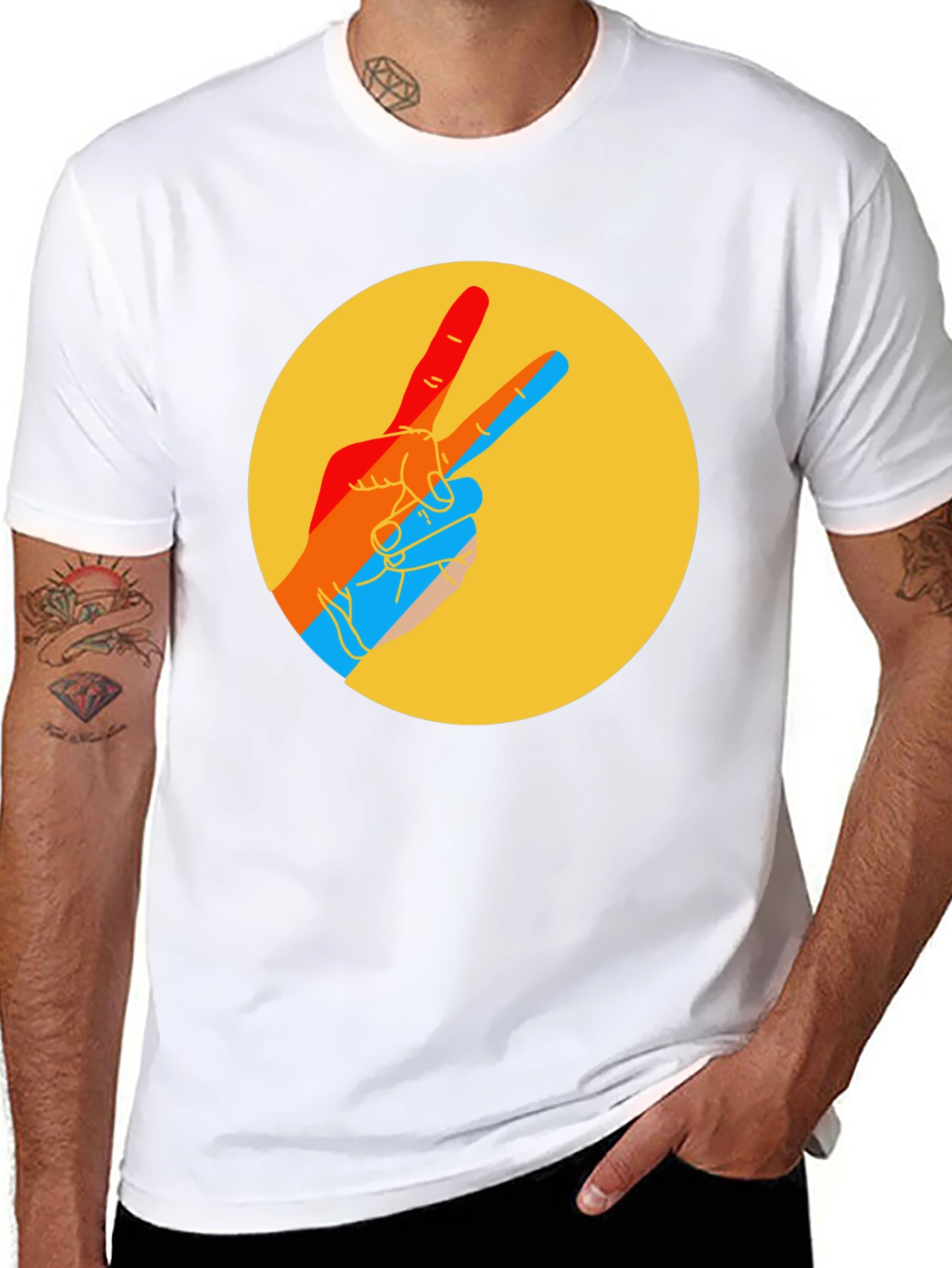 Peace Sign Graphic Tee