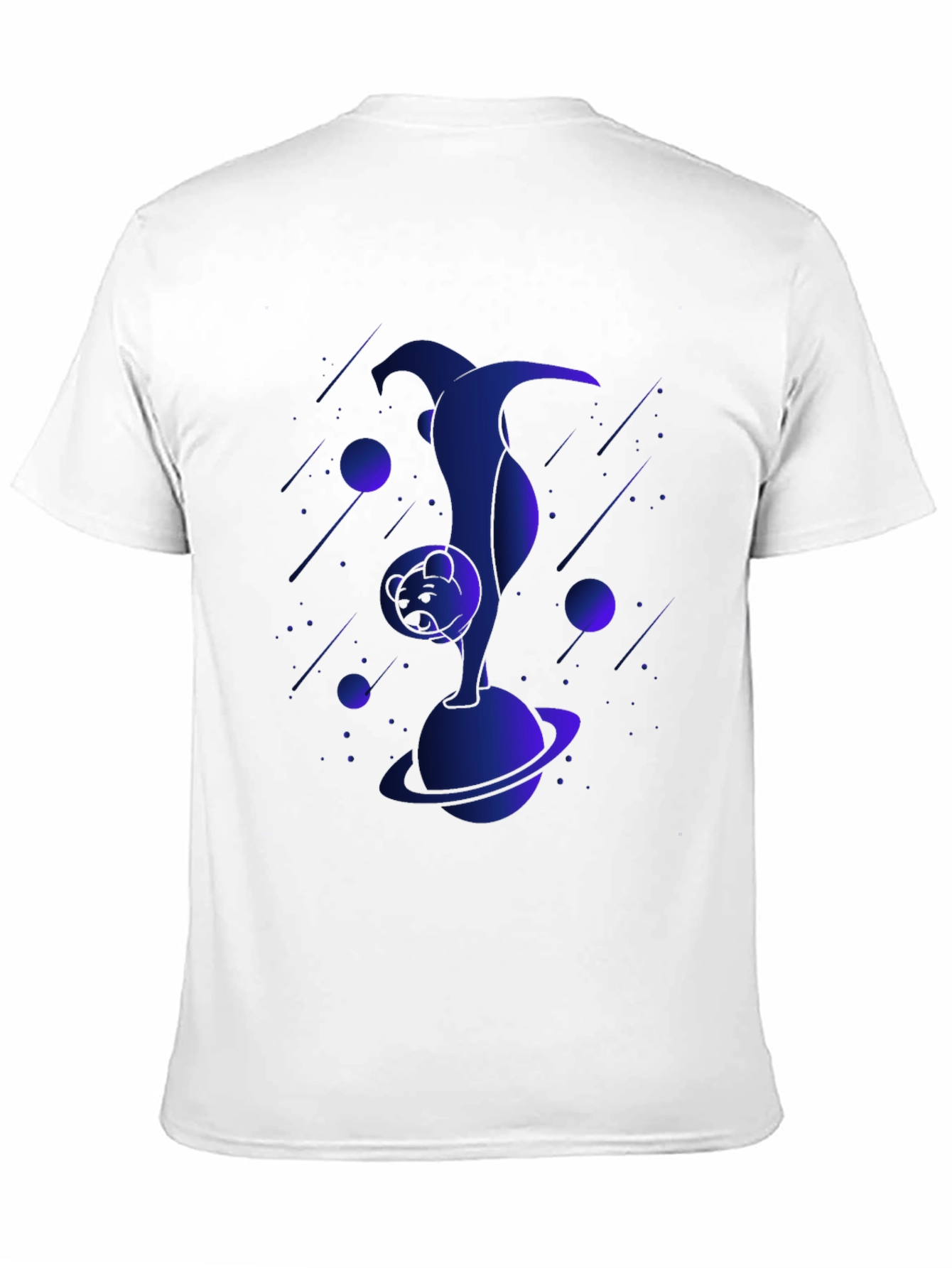 Cosmic Cat T-Shirt - Space Kitten Design