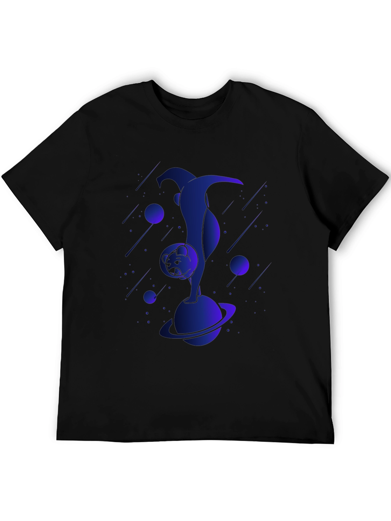 Cosmic Cat T-Shirt - Space Kitten Design