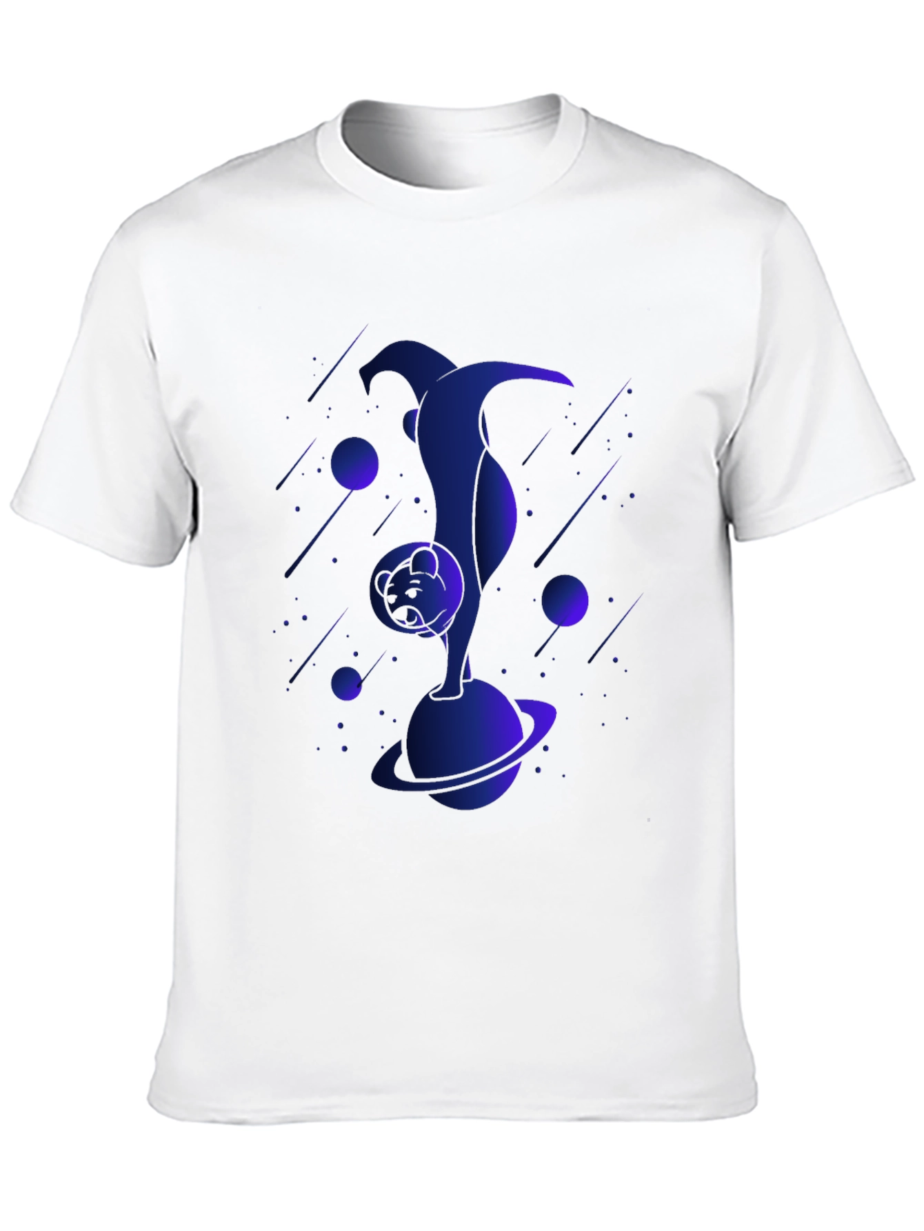 Cosmic Cat T-Shirt - Space Kitten Design
