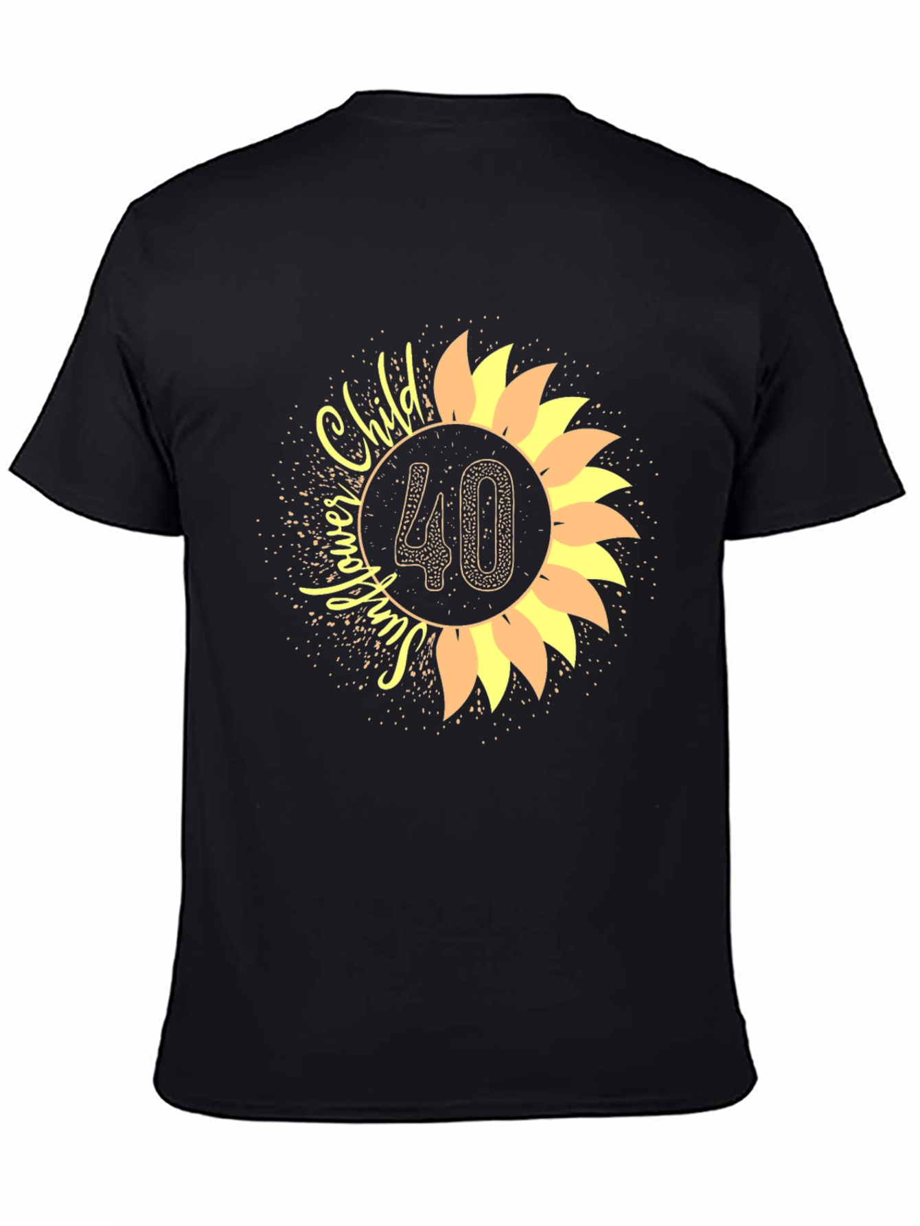 Sunflower Child 40th Birthday T-Shirt