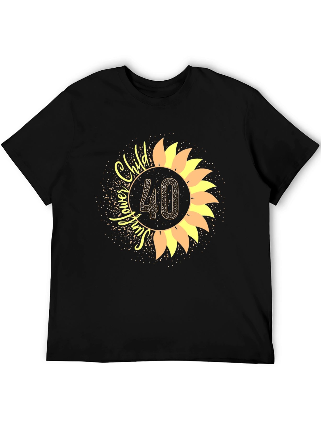 Sunflower Child 40th Birthday T-Shirt