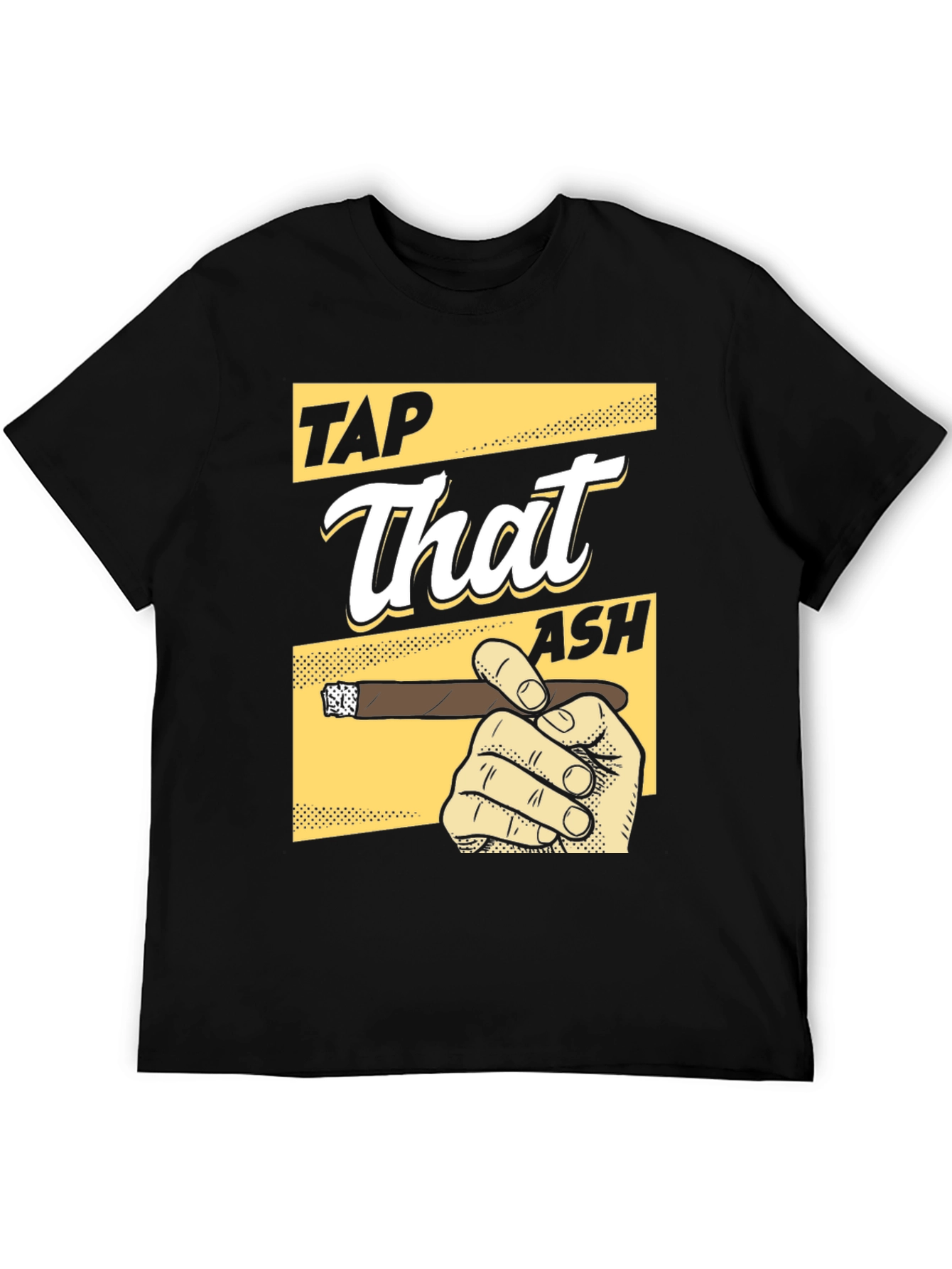 Tap That Ash Graphic T-Shirt - Cigar Smoker Tee