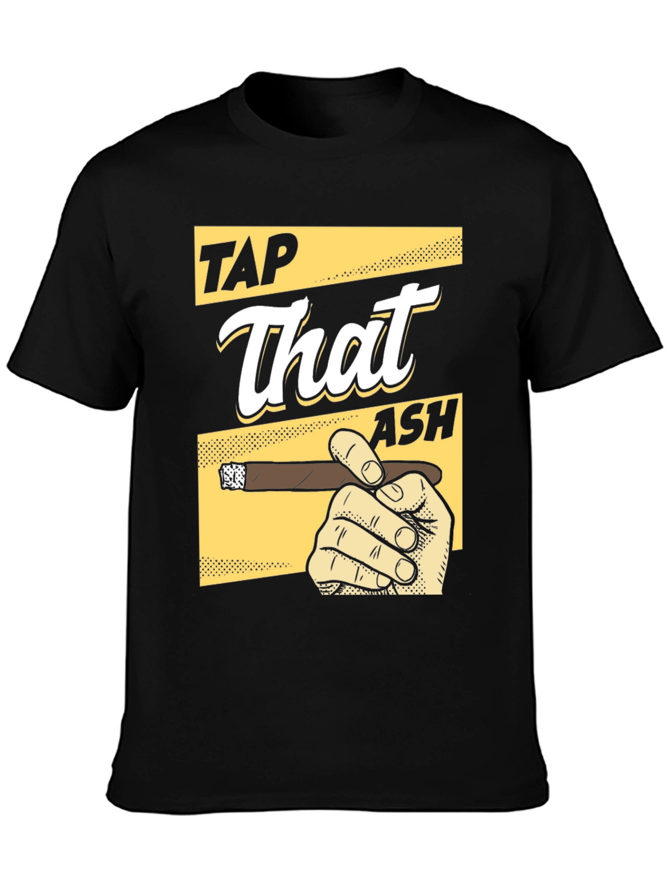 Tap That Ash Graphic T-Shirt - Cigar Smoker Tee