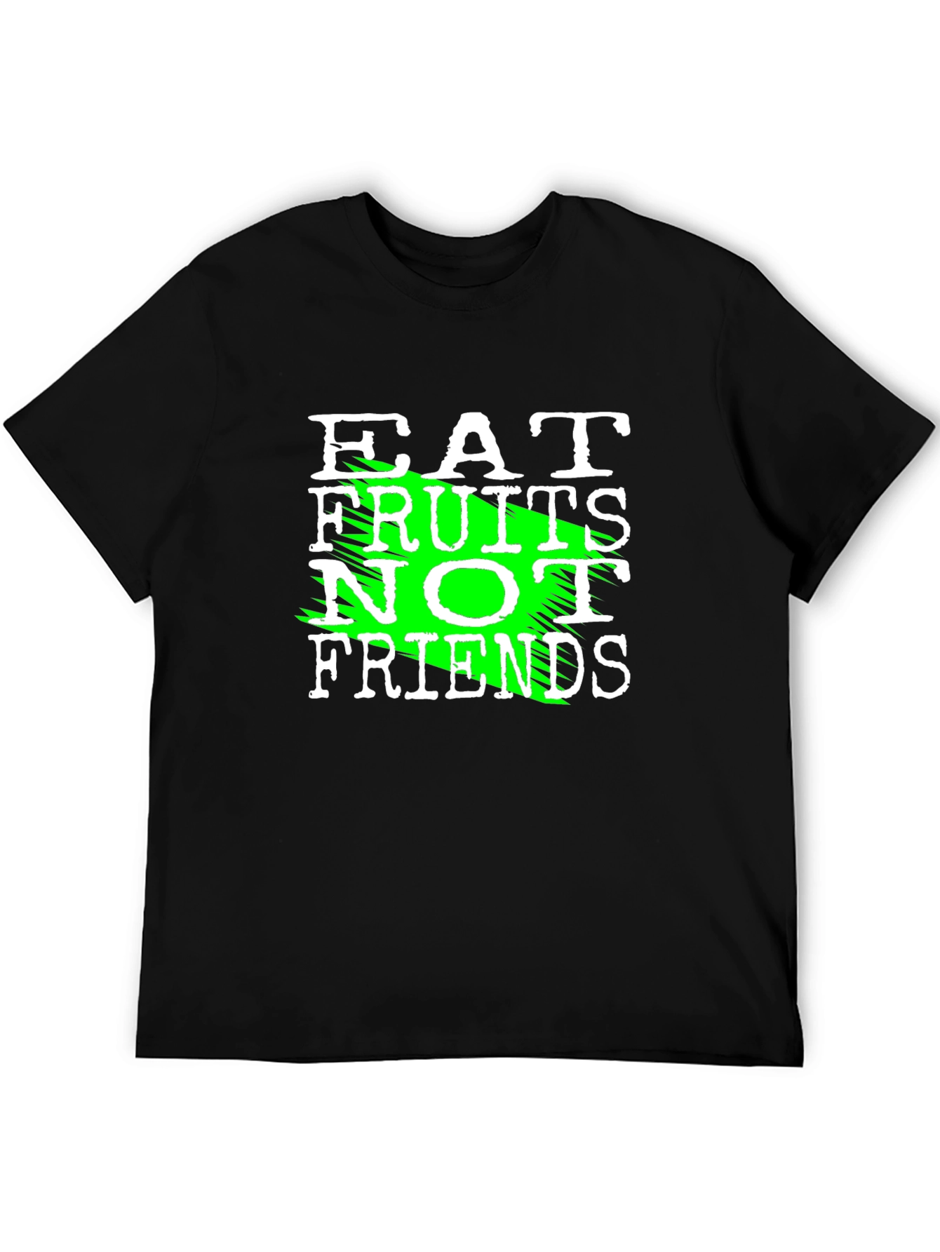 Eat Fruits Not Friends Graphic T-Shirt - Vegan Tee