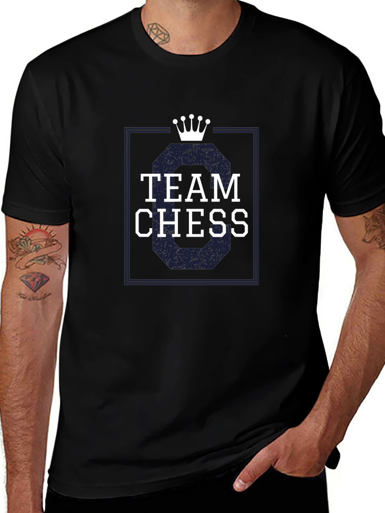Team Chess Crown Graphic T-Shirt