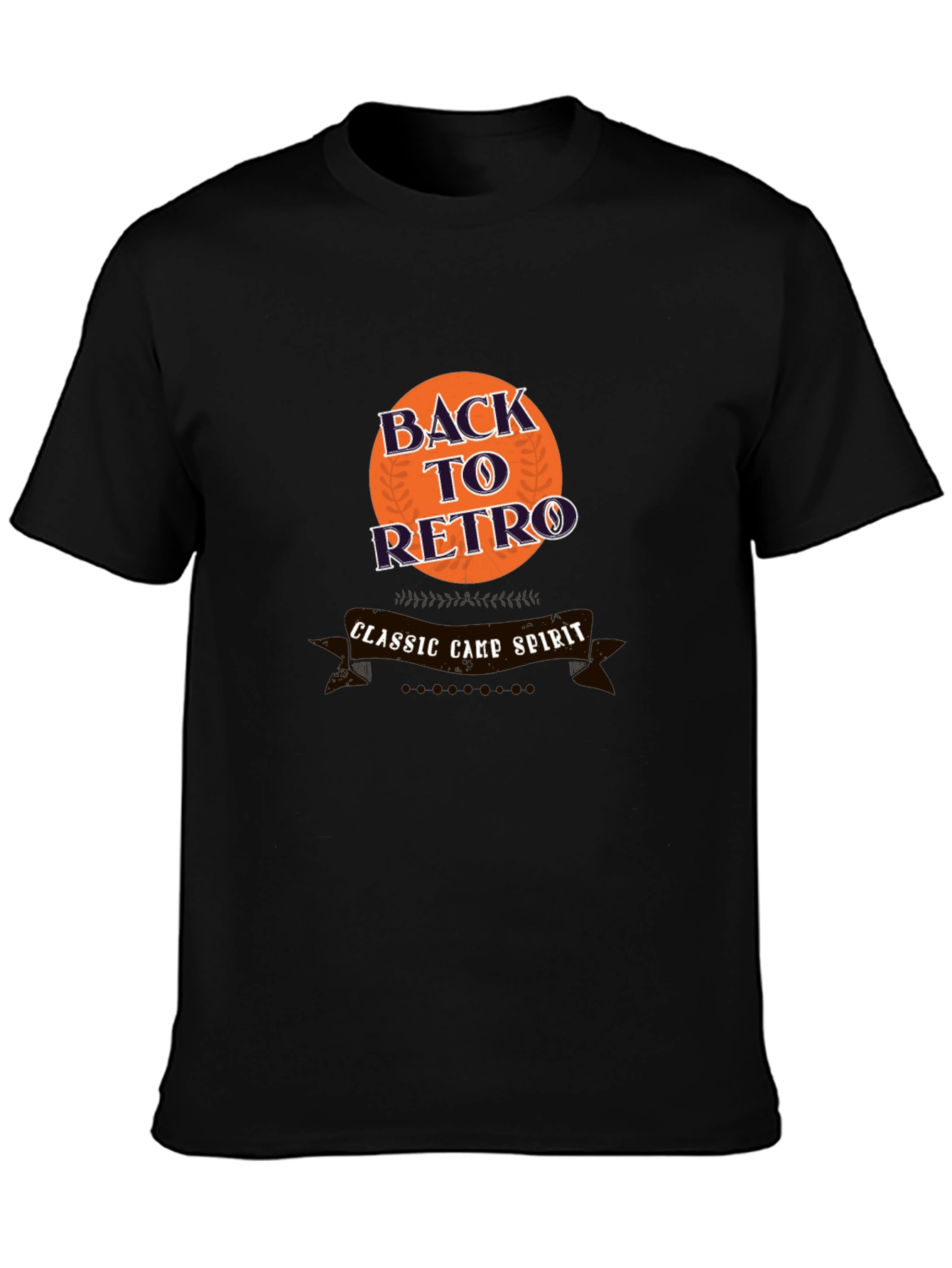 Retro Camp Spirit Graphic Tee - Classic Style