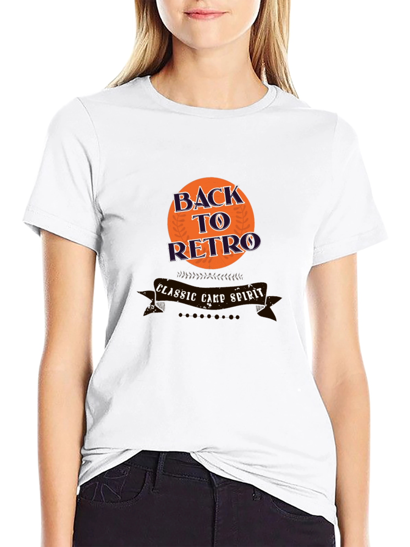 Retro Camp Spirit Graphic Tee - Classic Style