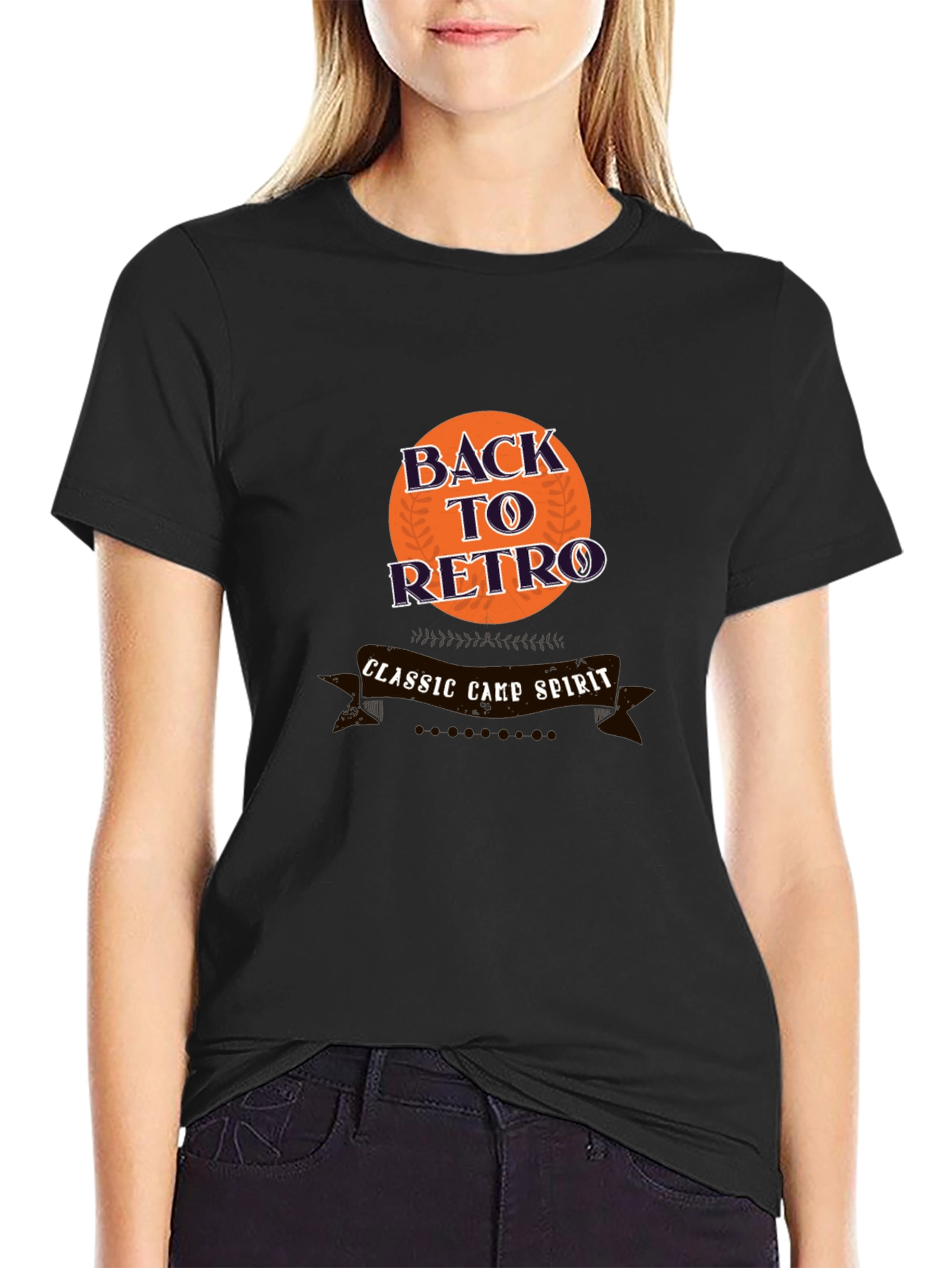 Retro Camp Spirit Graphic Tee - Classic Style