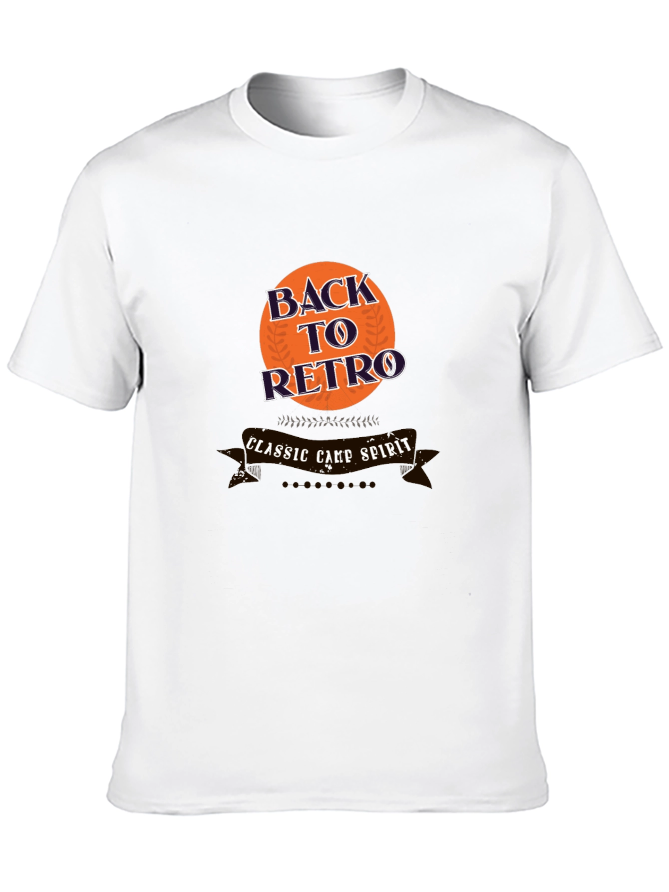 Retro Camp Spirit Graphic Tee - Classic Style
