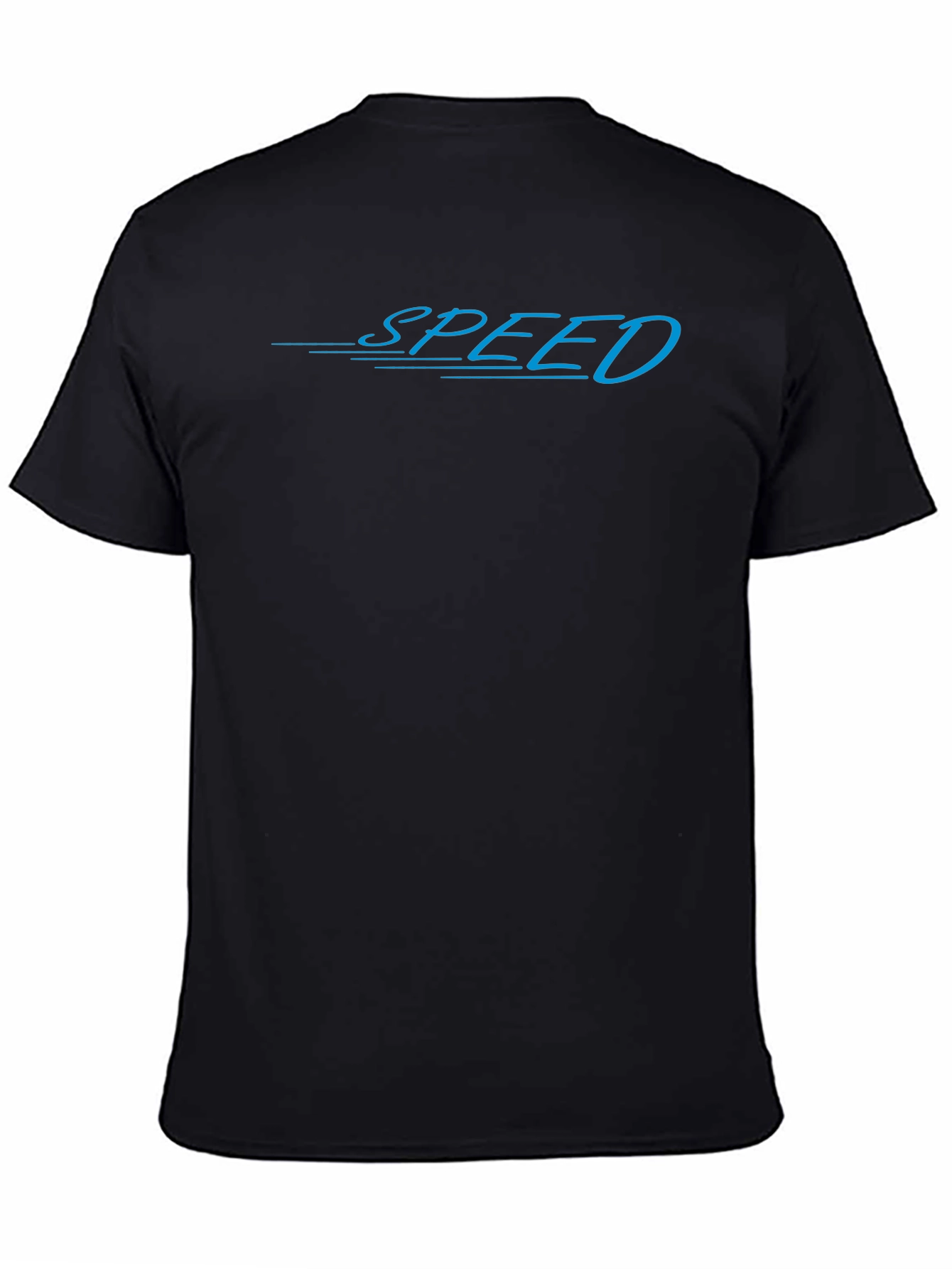 Speed Graphic Tee - Stylish Black Cotton Shirt