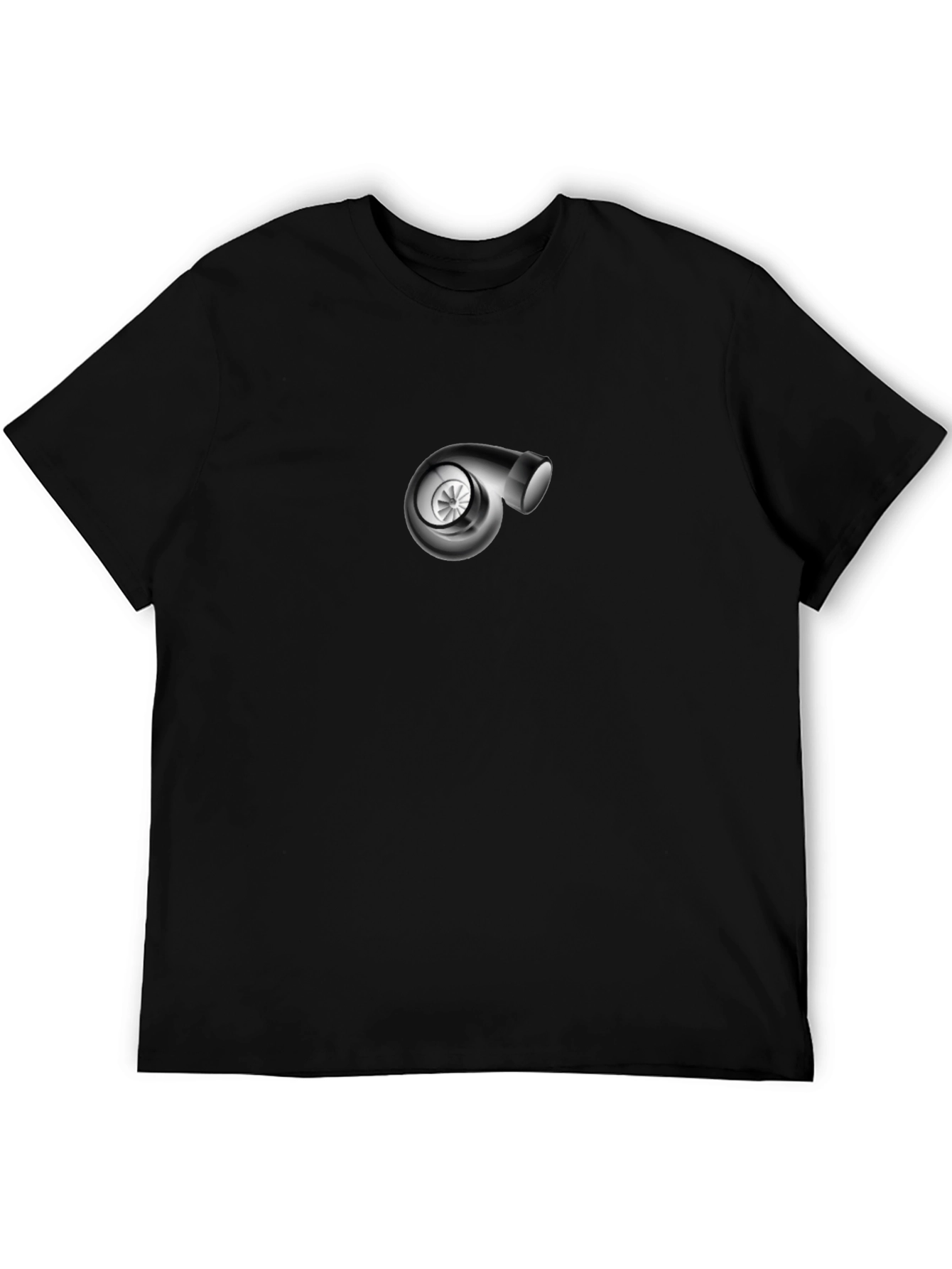 Turbo Graphic T-Shirt - Black Cotton Tee