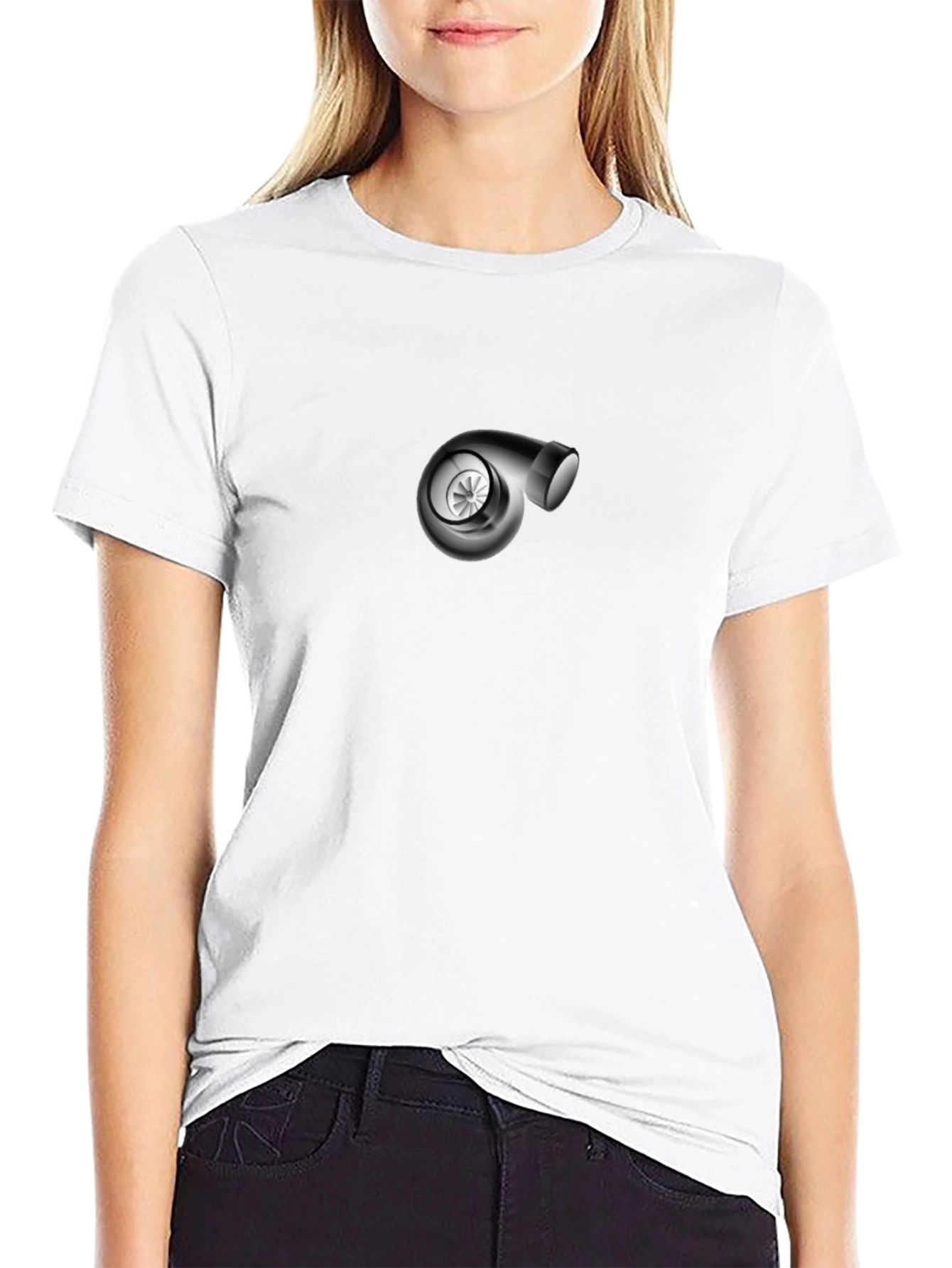 Turbo Graphic T-Shirt - Black Cotton Tee