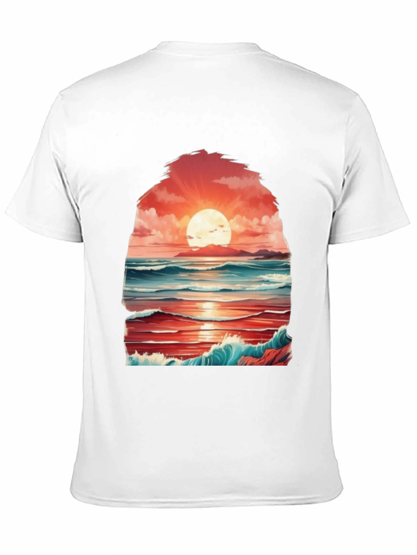Sunset Seascape Graphic Tee