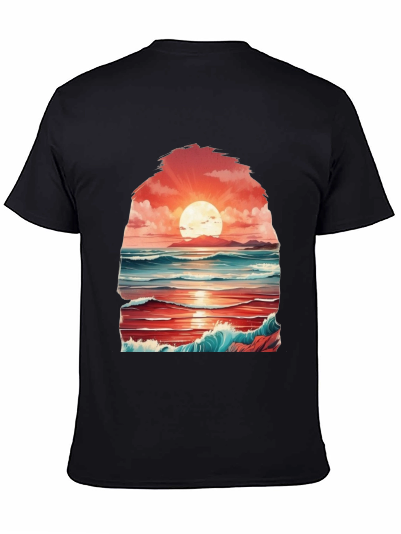 Sunset Seascape Graphic Tee