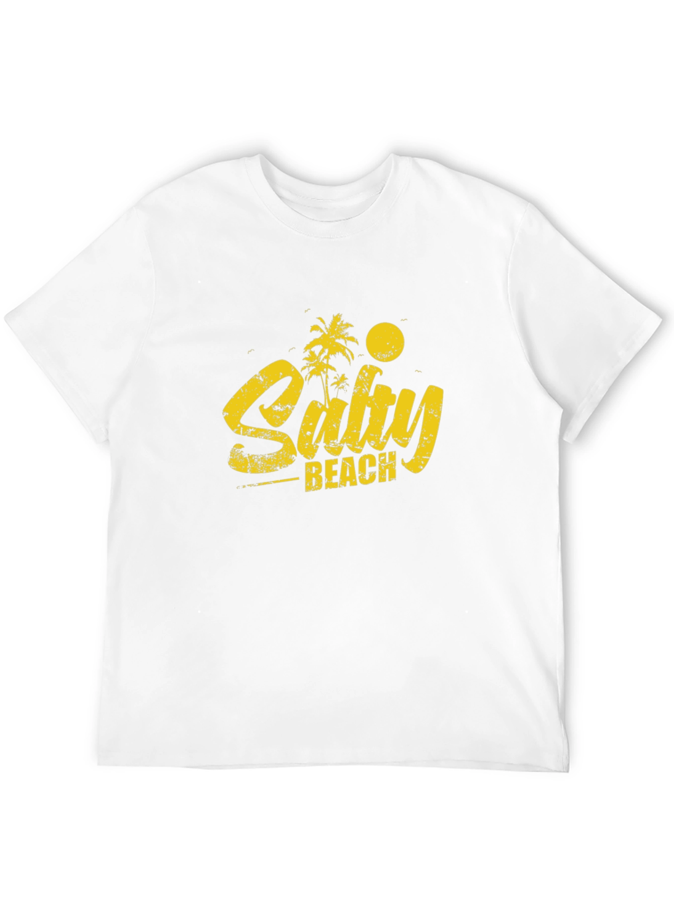 Salty Beach Graphic Tee - Black
