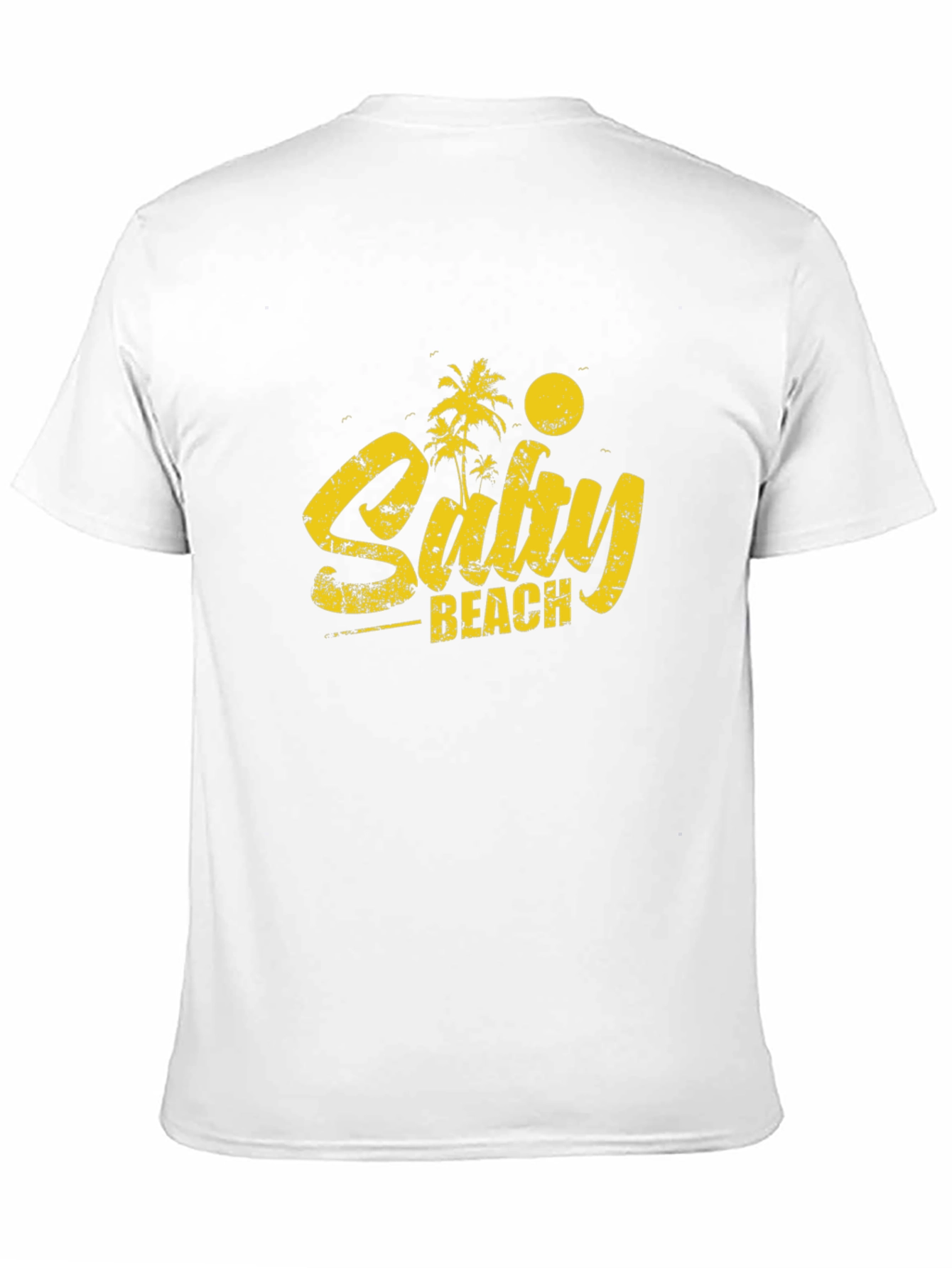 Salty Beach Graphic Tee - Black