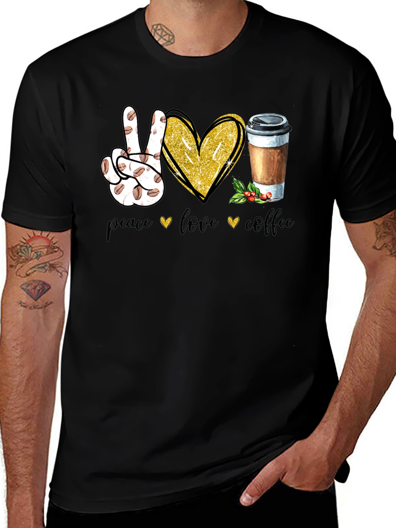 Peace Love Coffee T-Shirt