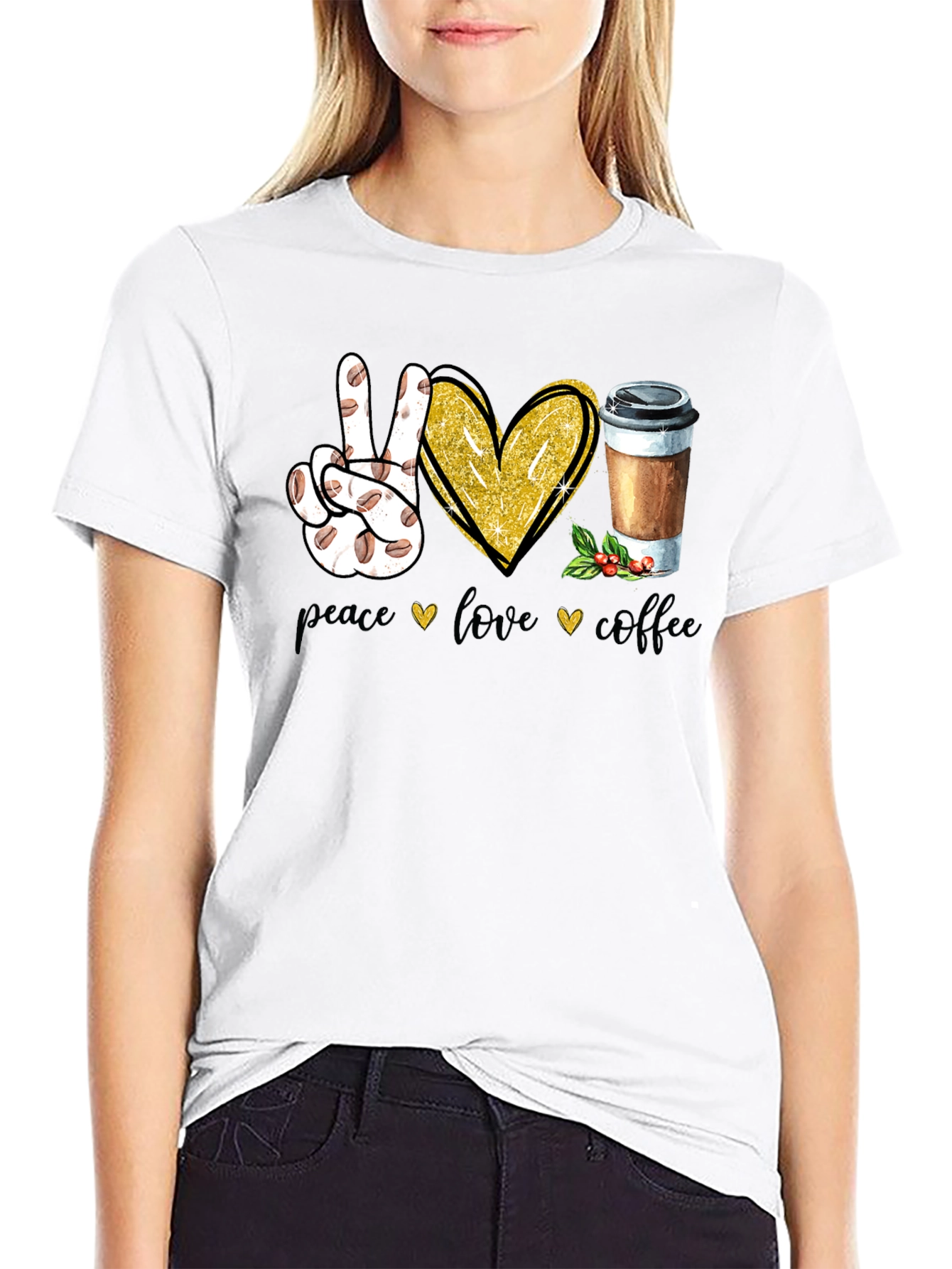 Peace Love Coffee T-Shirt