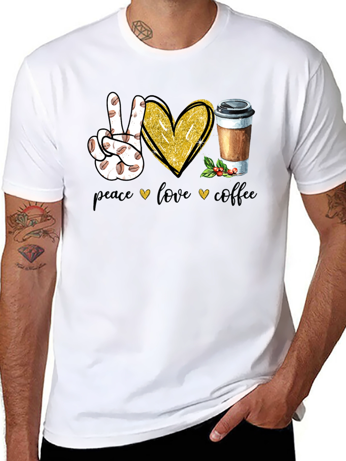 Peace Love Coffee T-Shirt