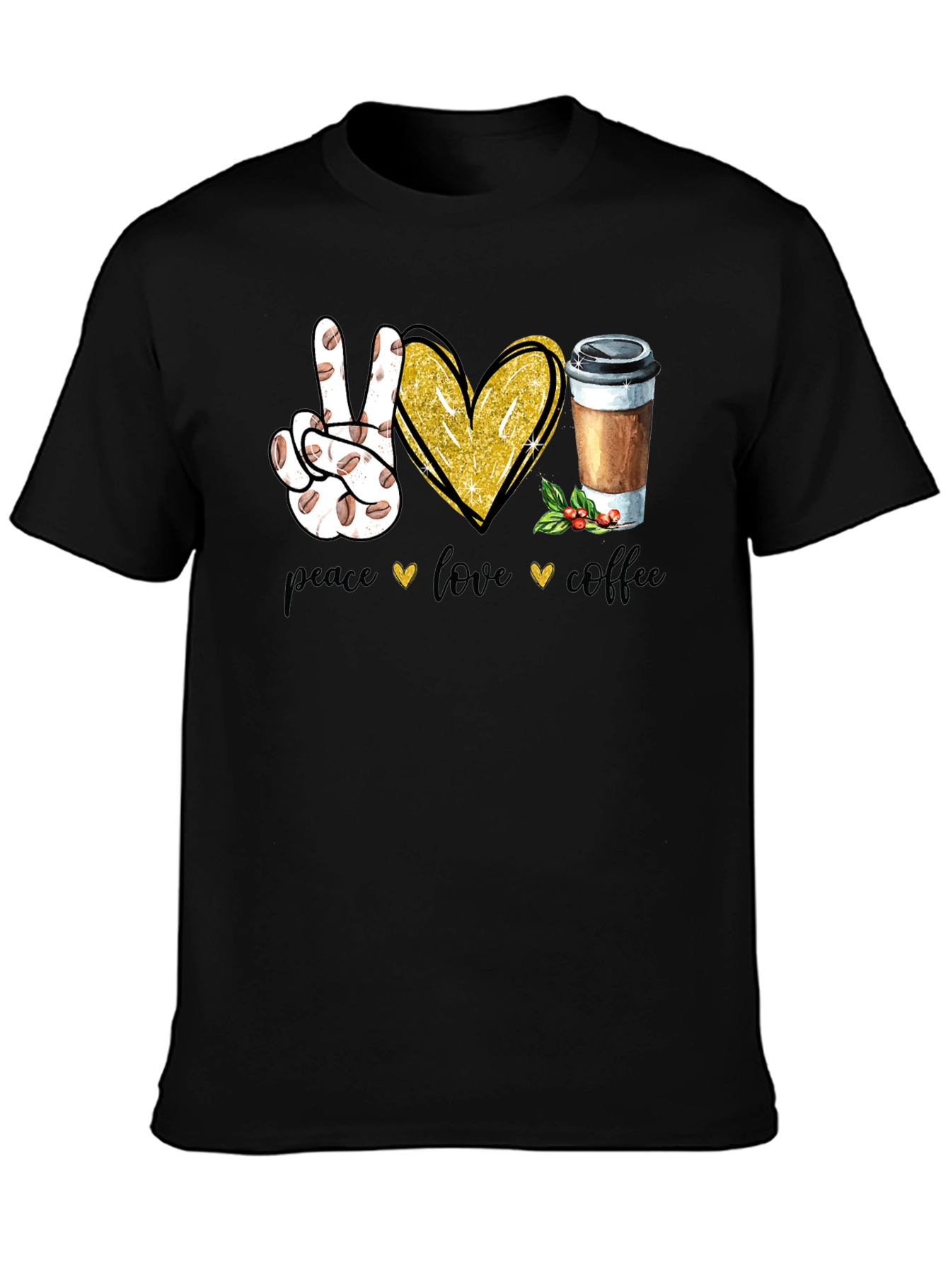 Peace Love Coffee T-Shirt