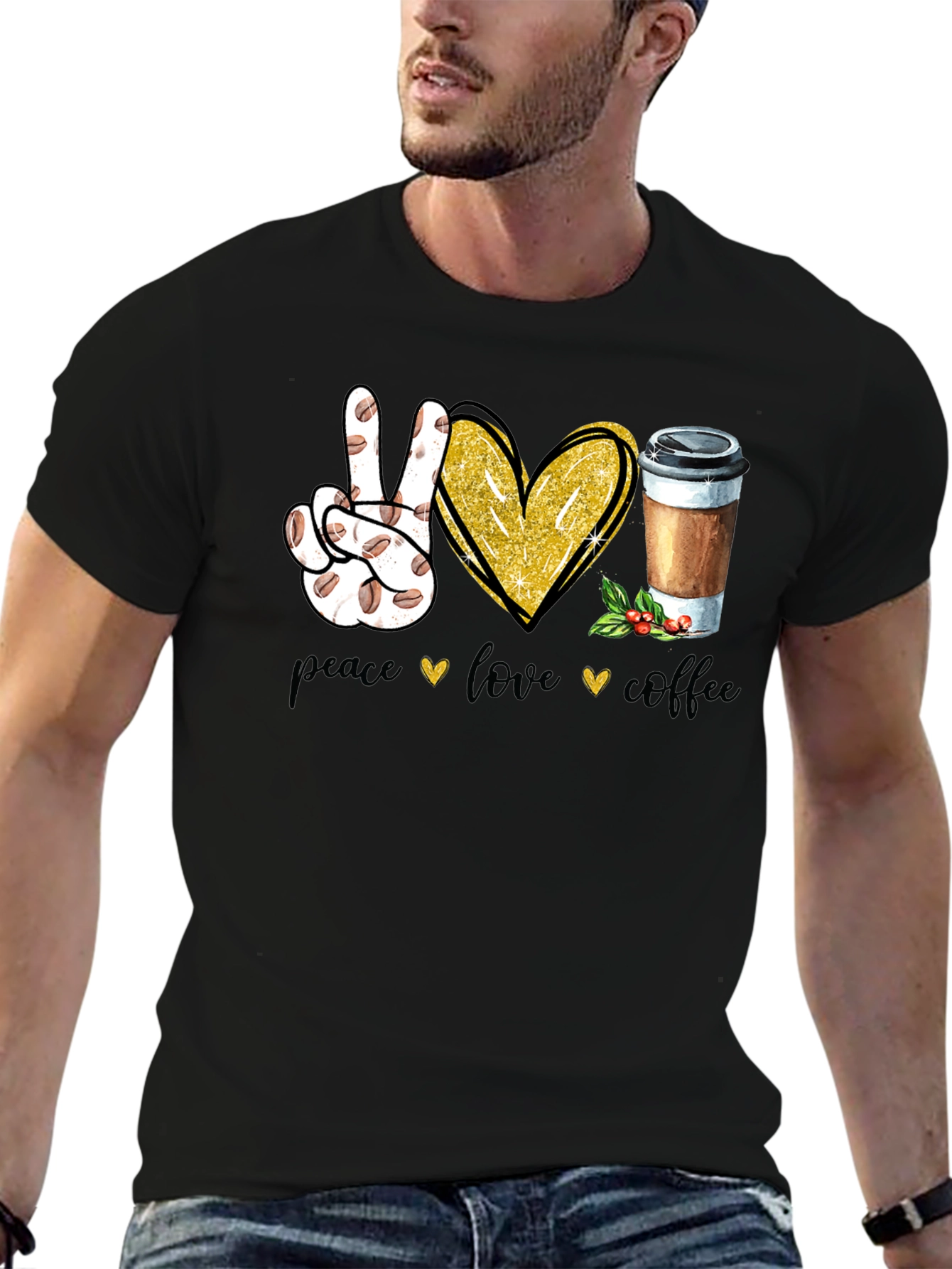 Peace Love Coffee T-Shirt