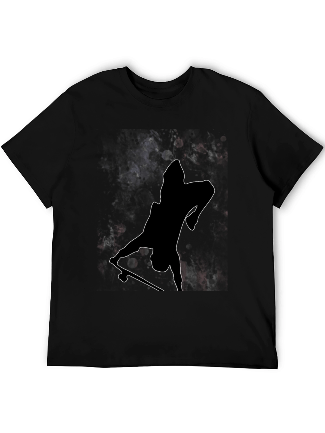 Skateboarder Silhouette Graphic Tee